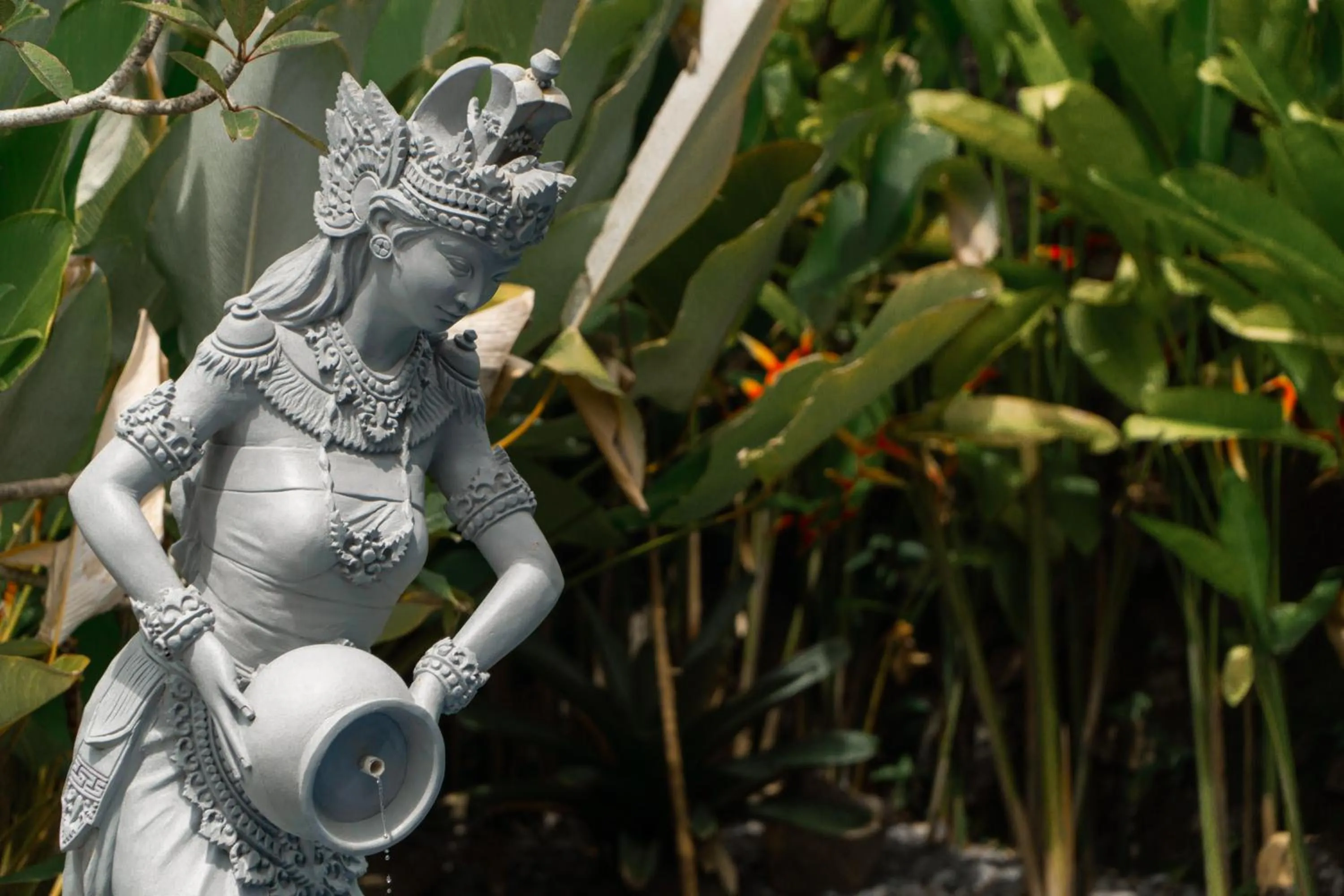 Decorative detail in Umadhatu Resort by Amerta