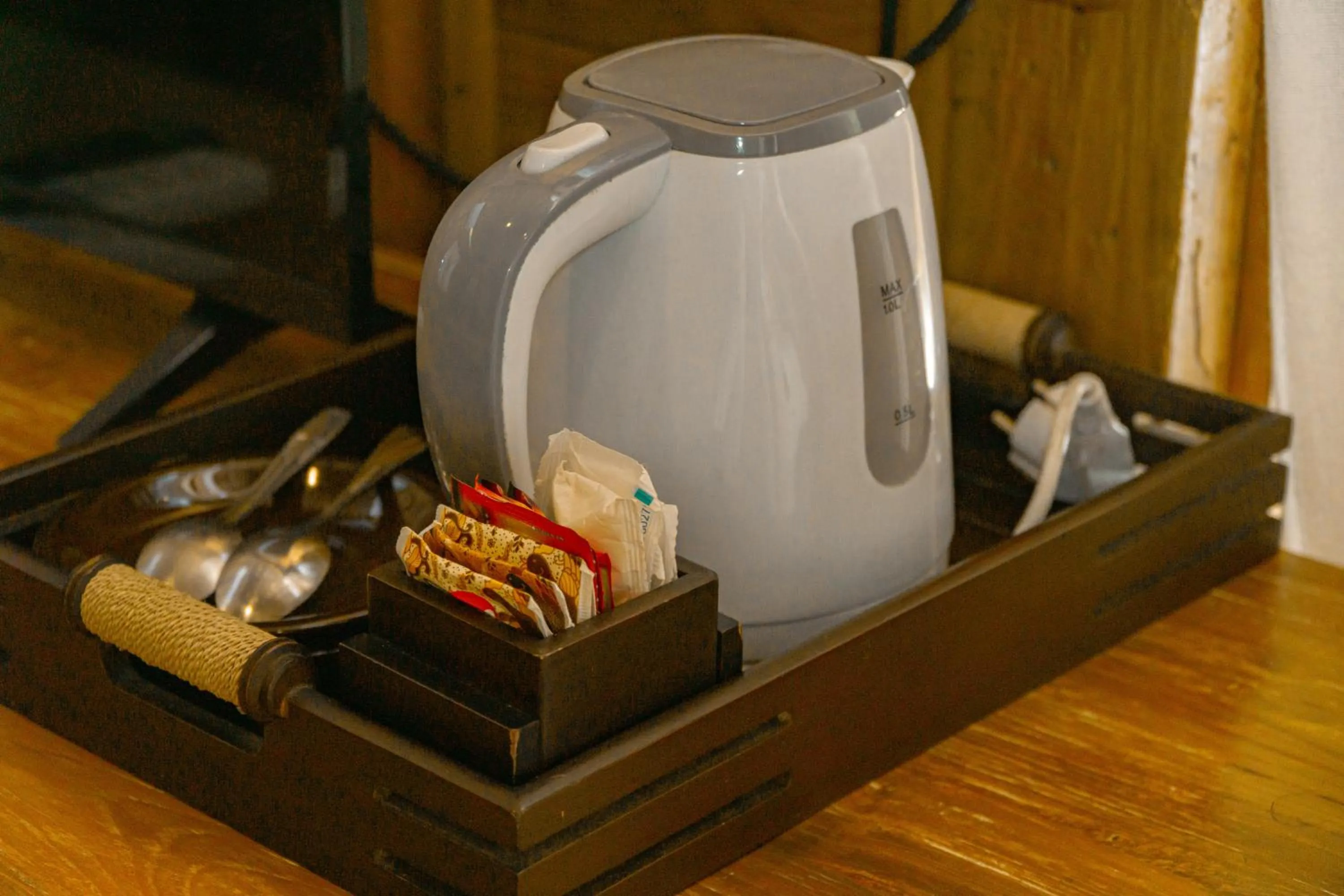 Coffee/tea facilities in Umadhatu Resort by Amerta