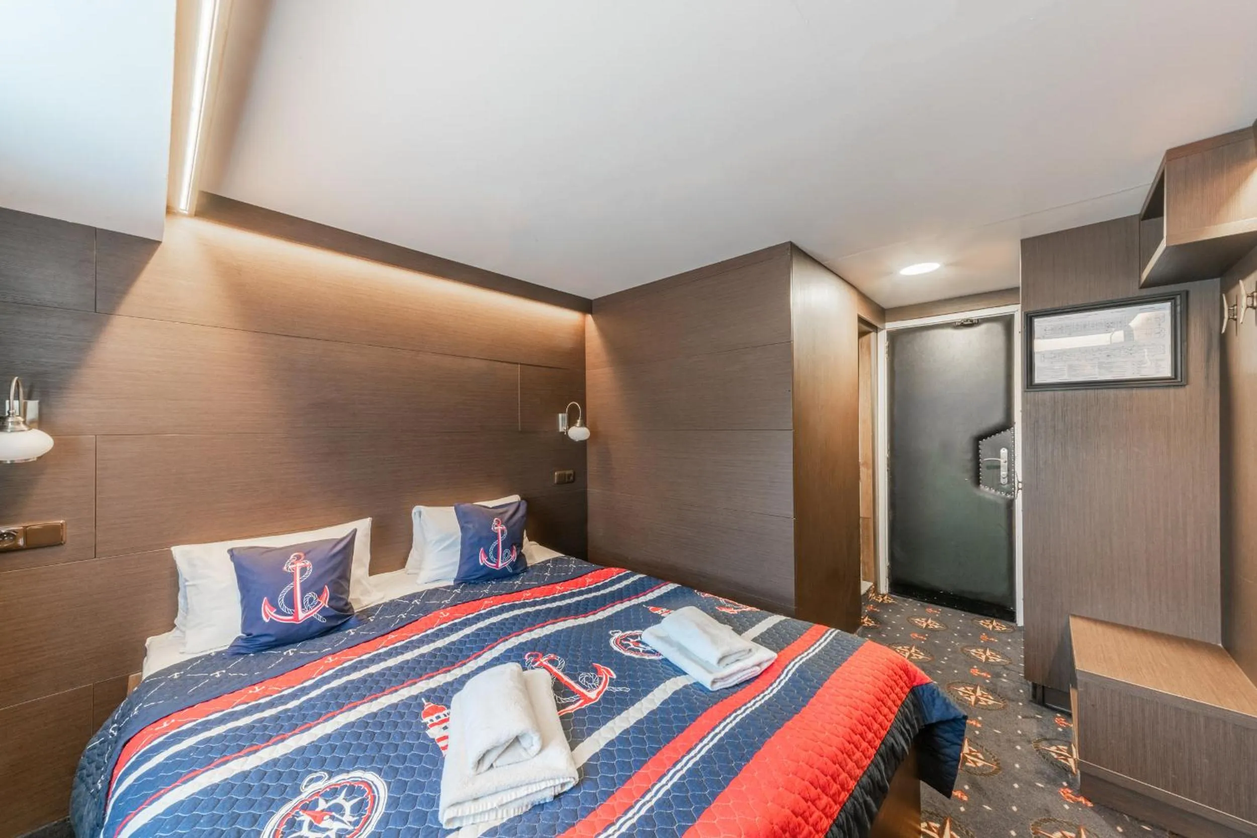 Bed in Botel Albatros