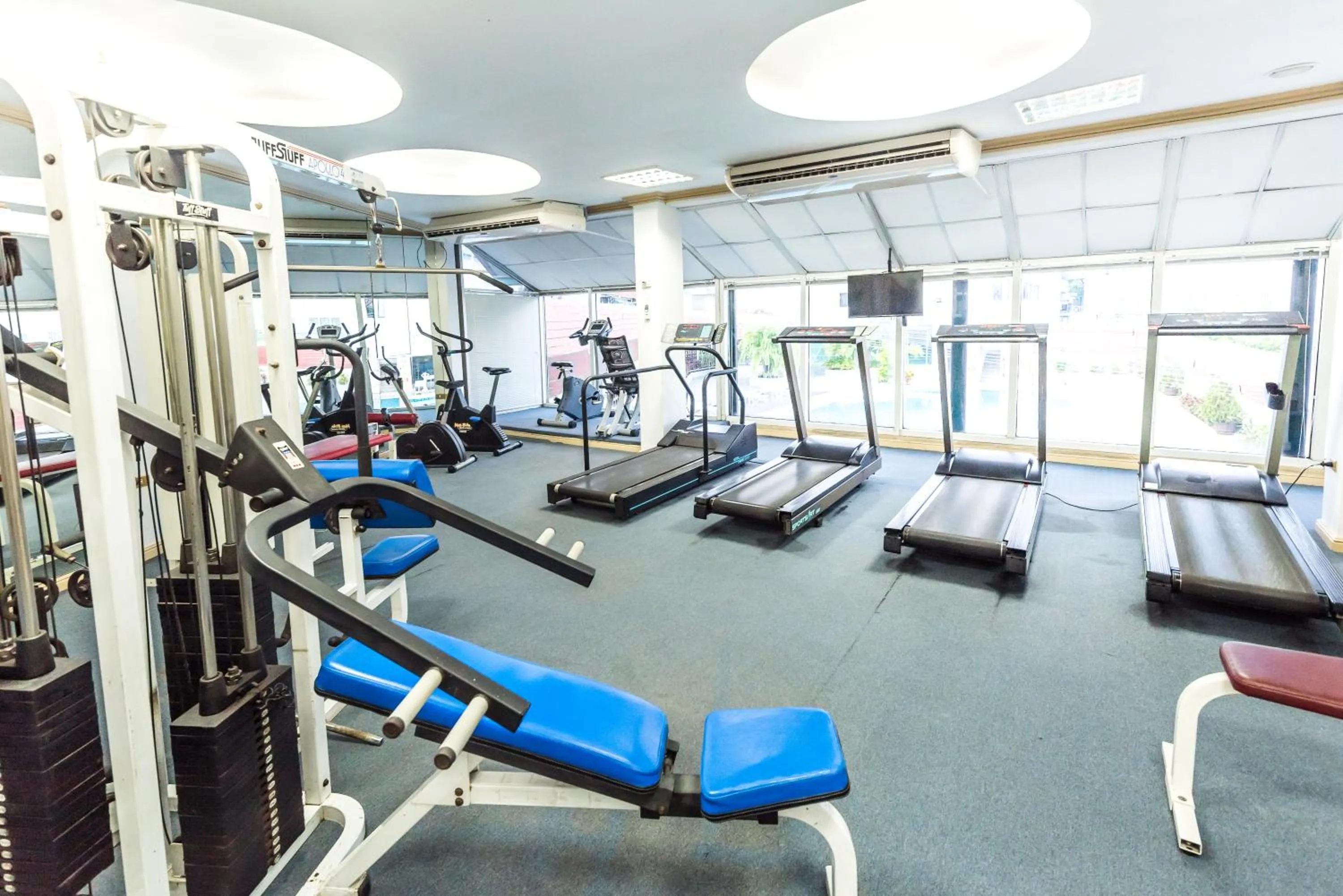 Fitness centre/facilities in The Maruay Garden Hotel