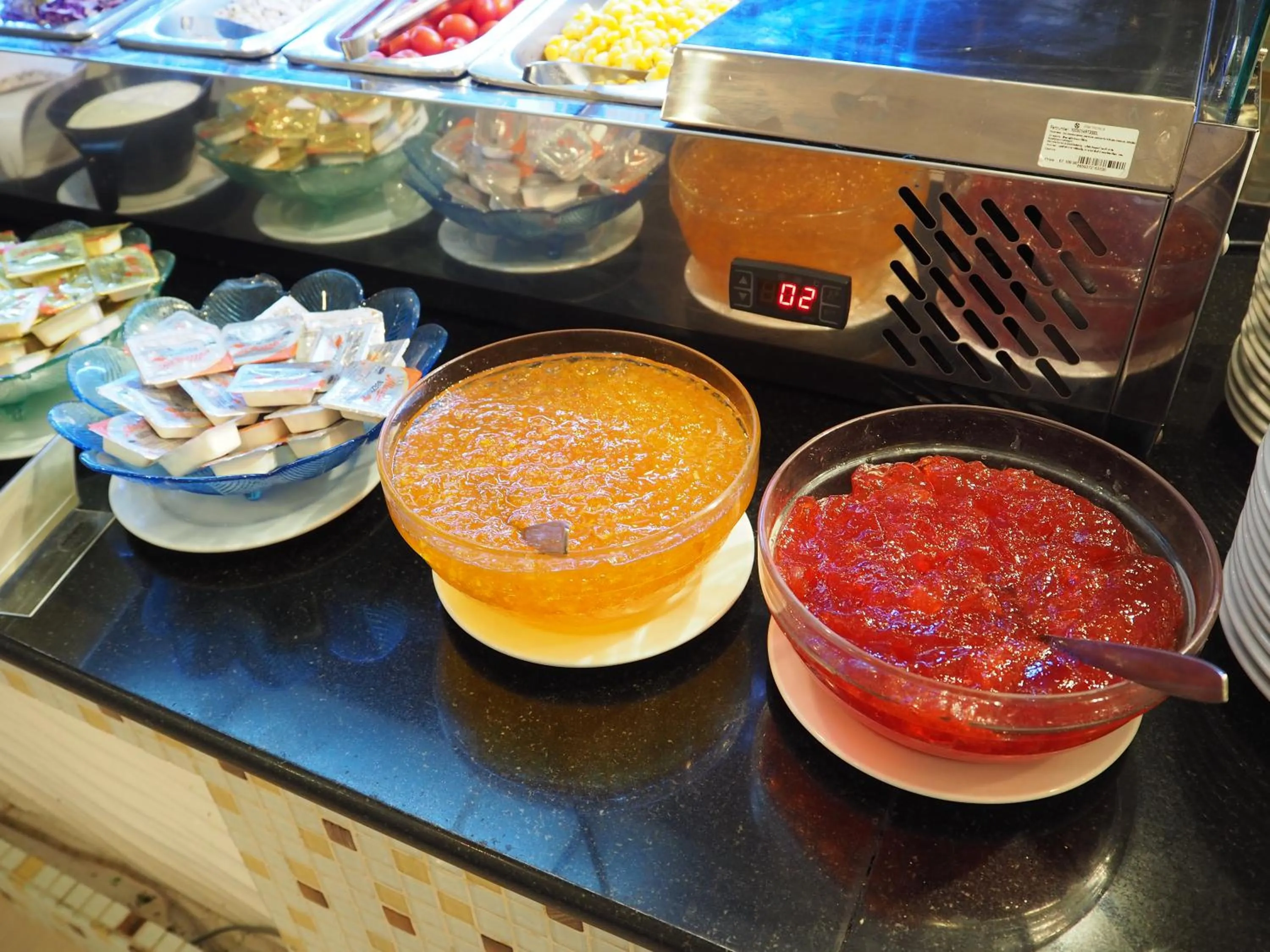 American breakfast in The Maruay Garden Hotel