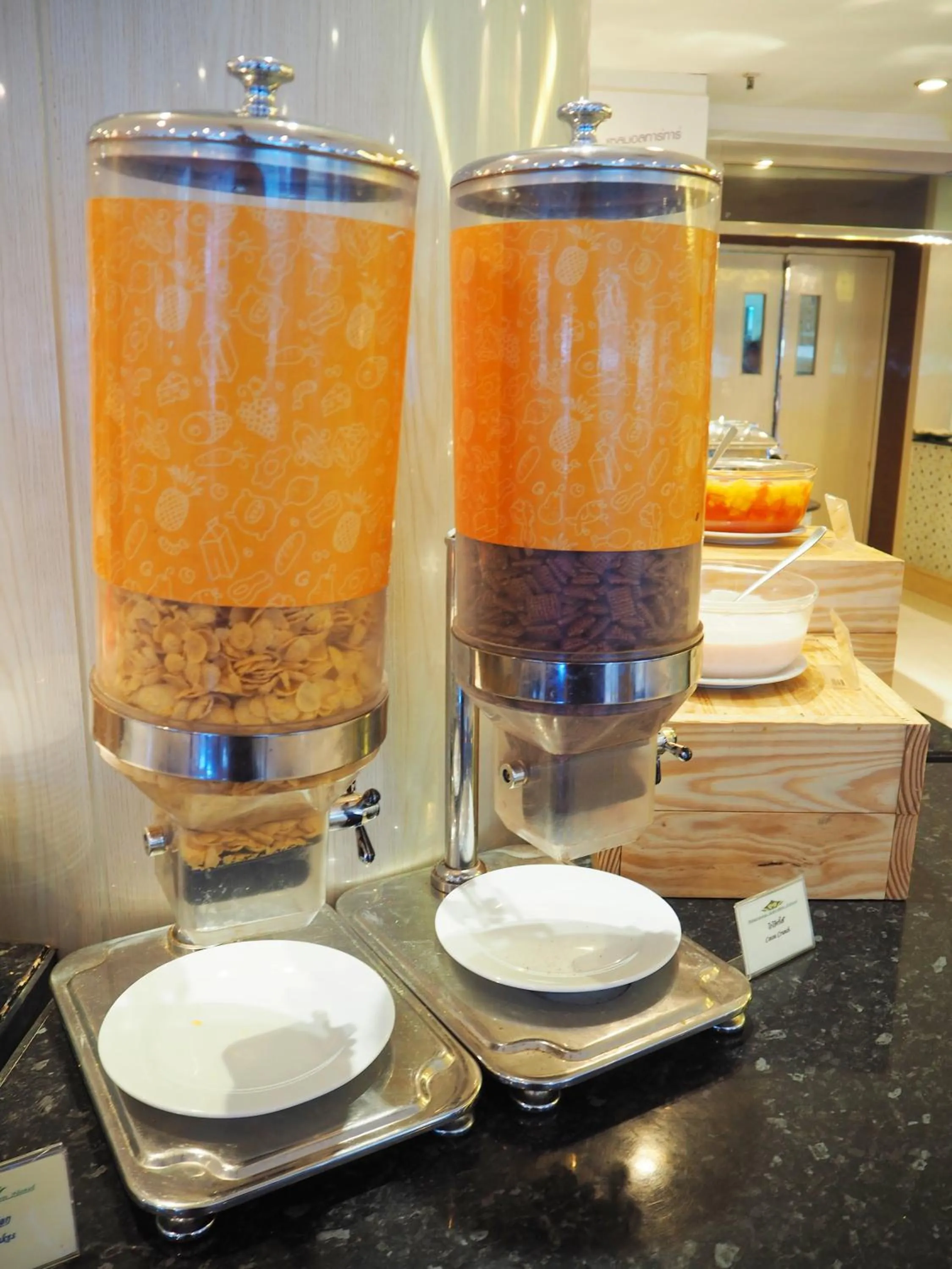 American breakfast in The Maruay Garden Hotel