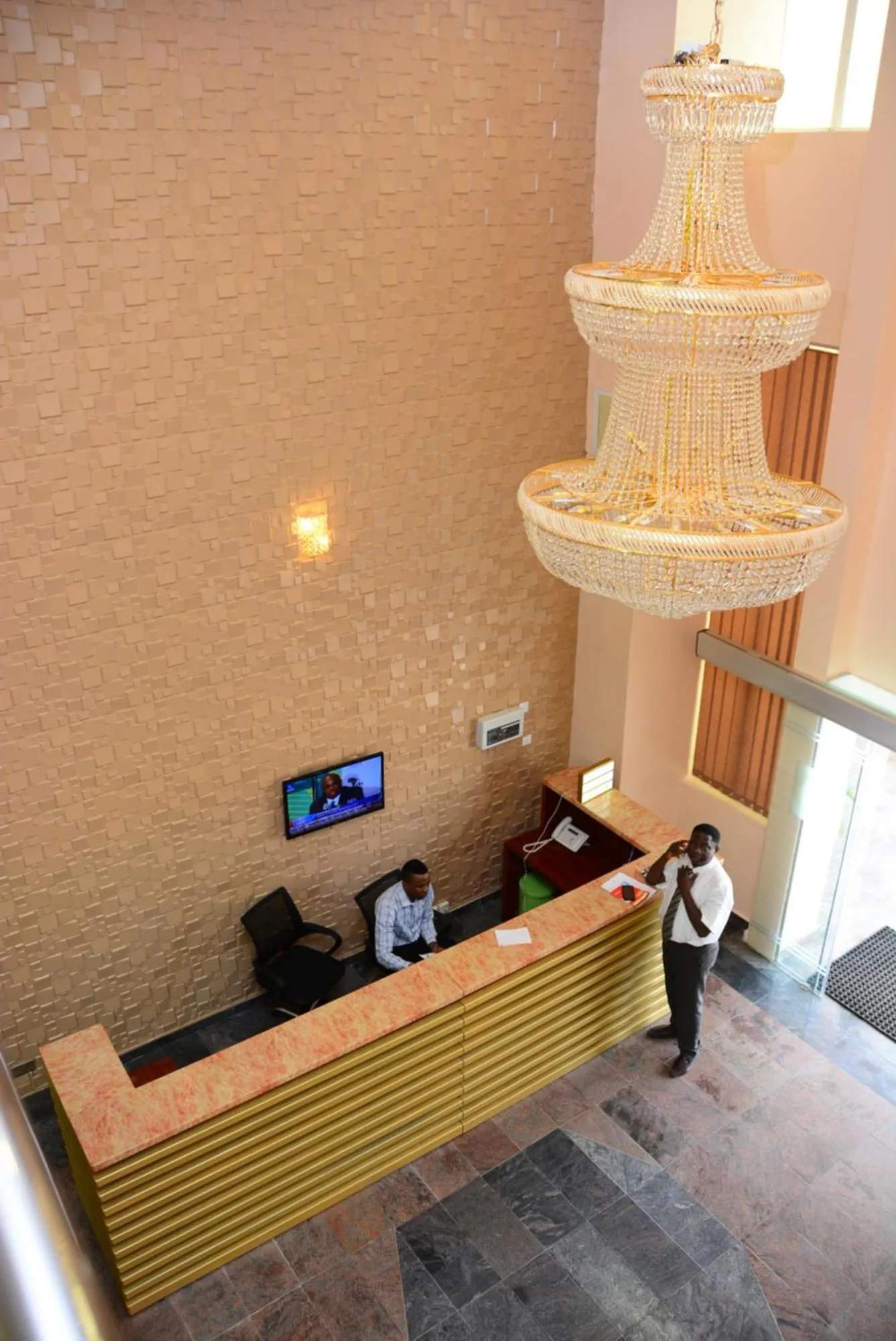 Lobby or reception in Fawzy Hotel