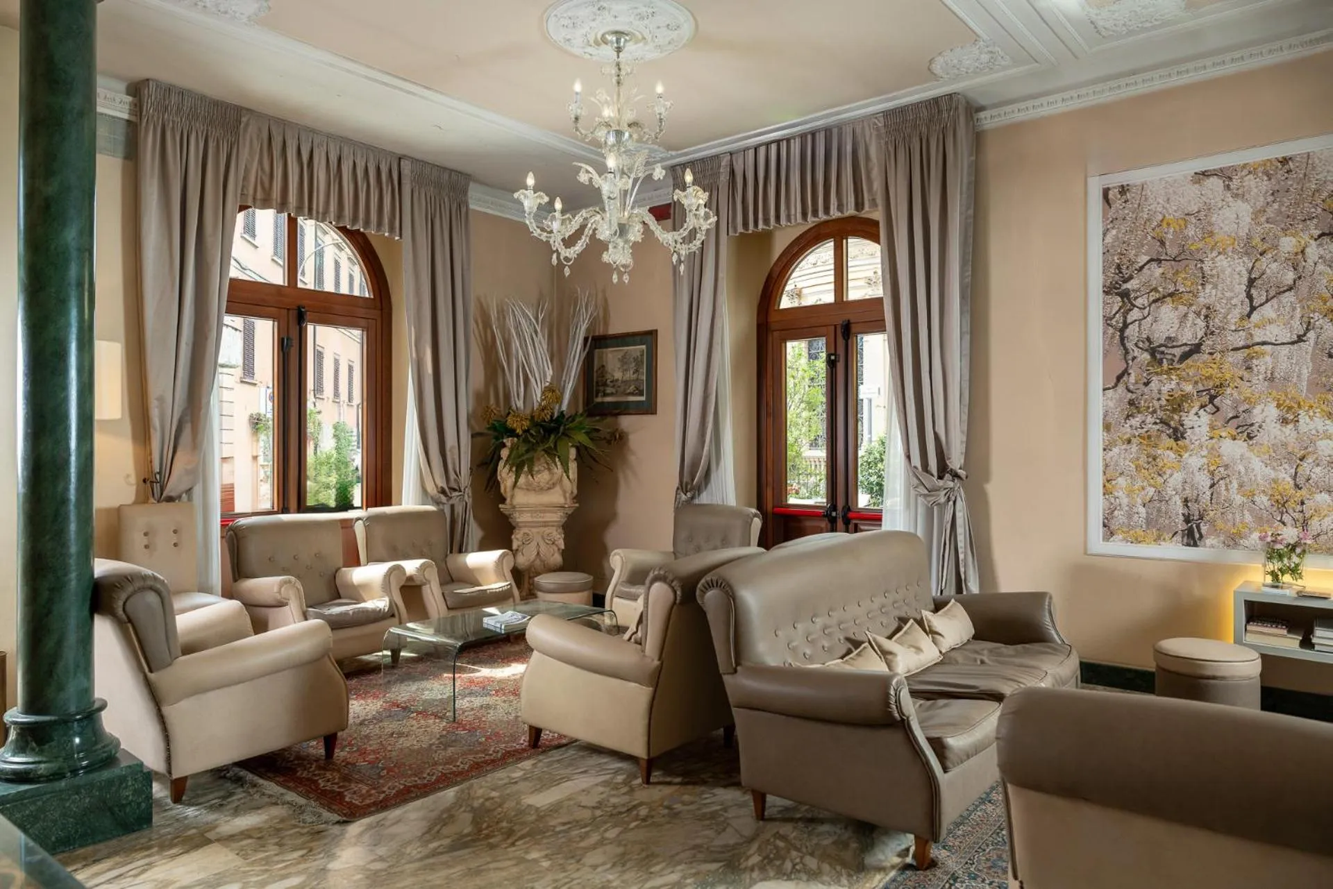 Lobby or reception in Hotel Ercolini & Savi