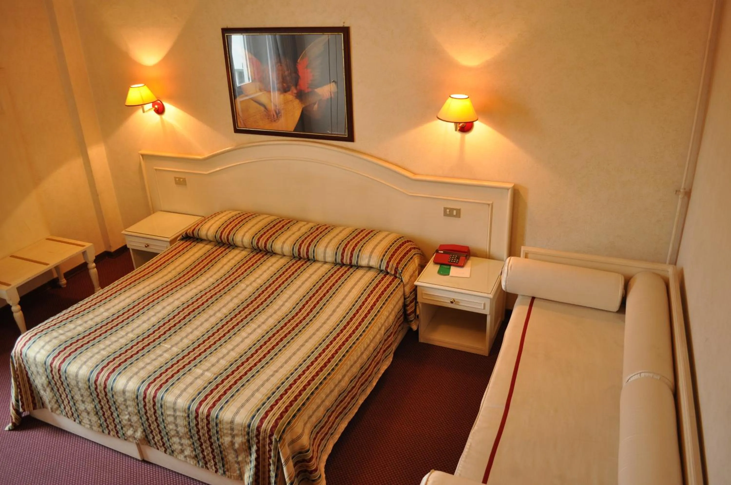 Bed in Hotel Ercolini & Savi