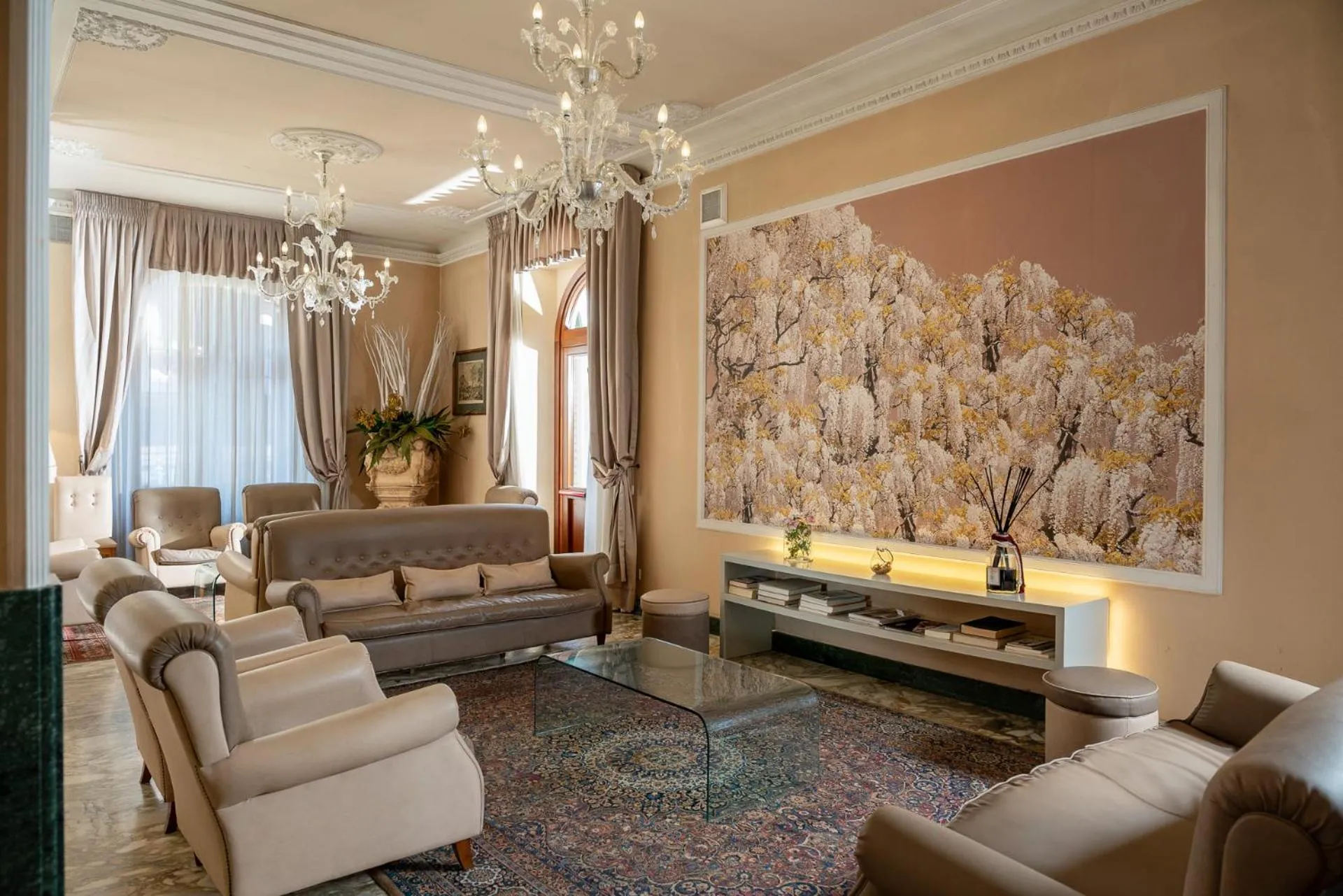 Lobby or reception in Hotel Ercolini & Savi