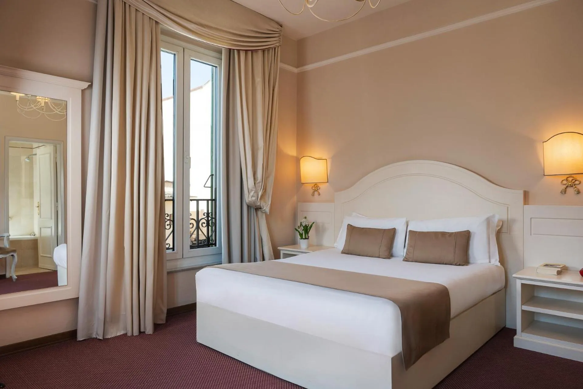 Bedroom, Bed in Hotel Ercolini & Savi