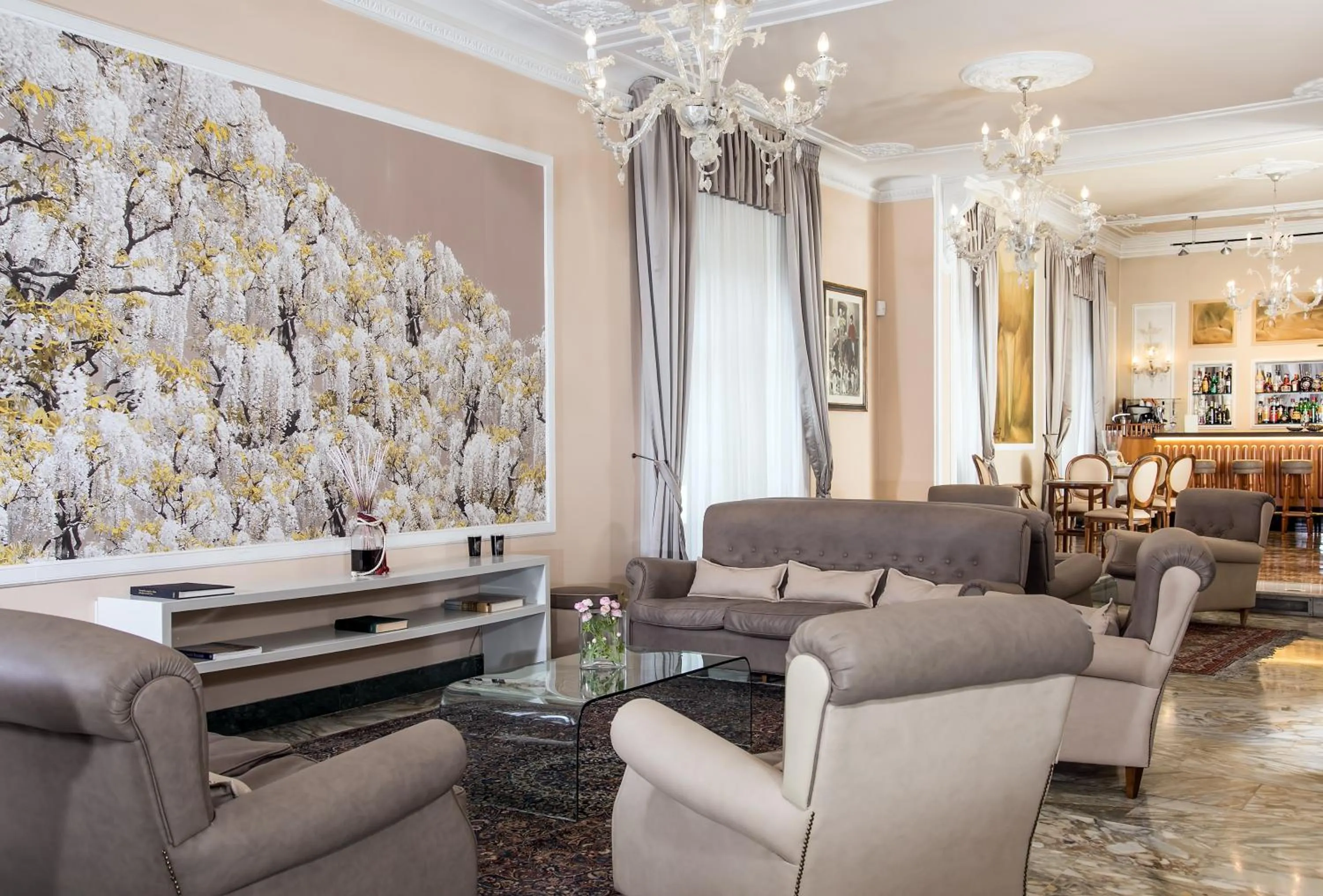 Living room in Hotel Ercolini & Savi