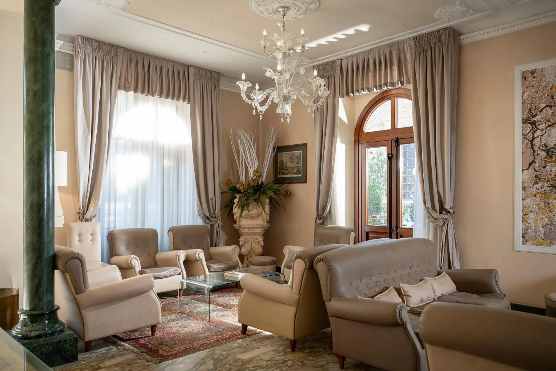 Lobby or reception in Hotel Ercolini & Savi