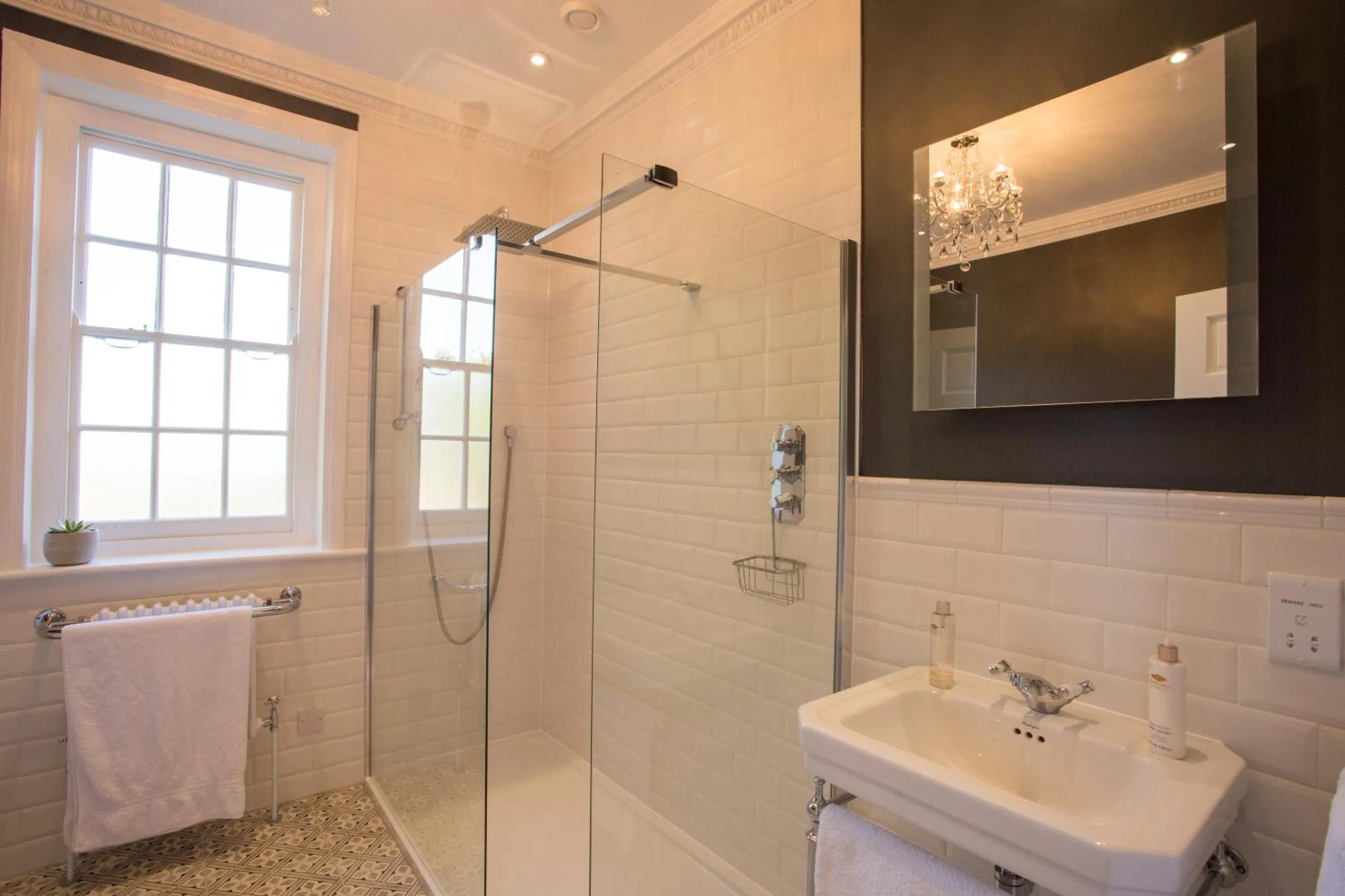 Bathroom in B&B Downham Hall