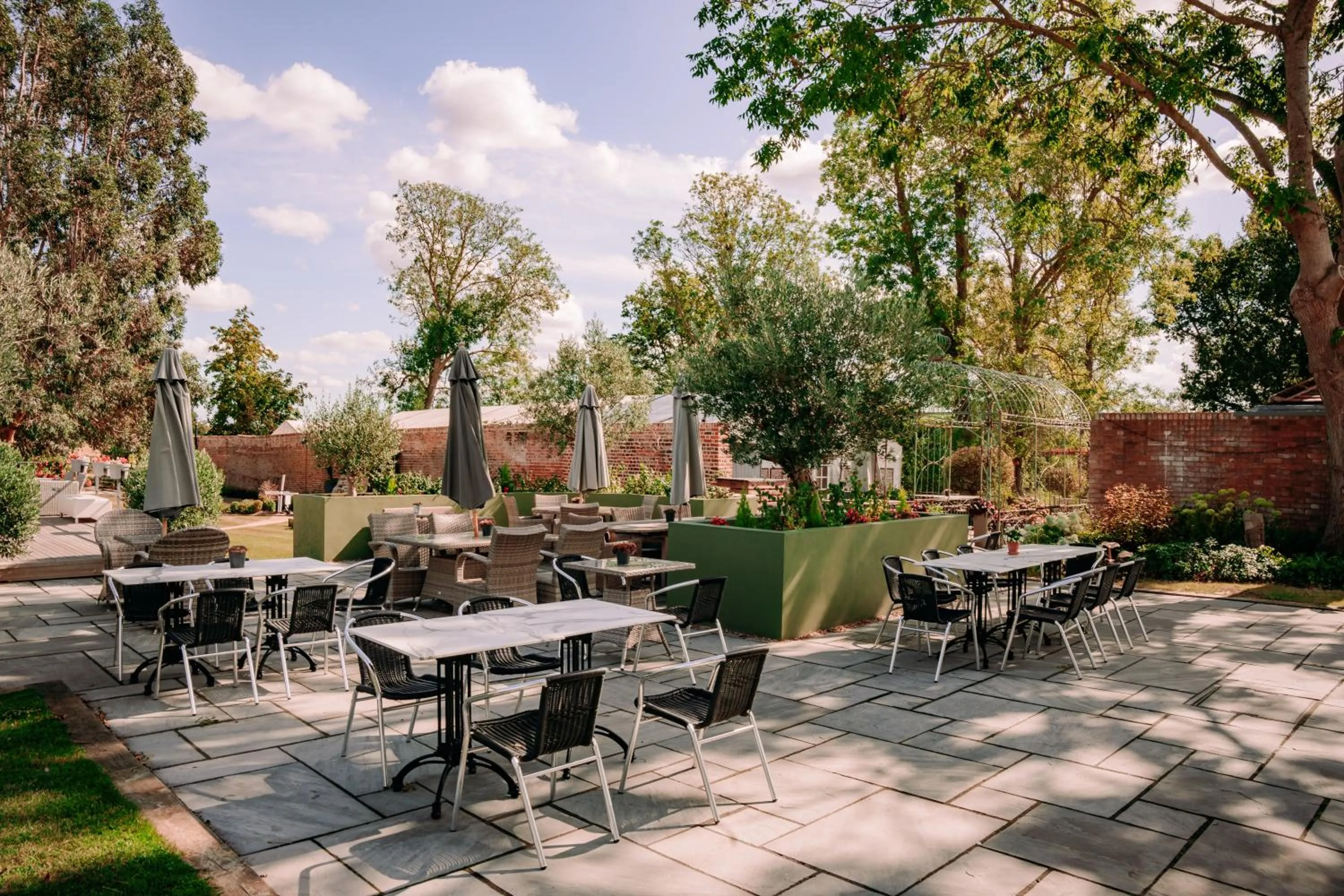 Balcony/Terrace in B&B Downham Hall