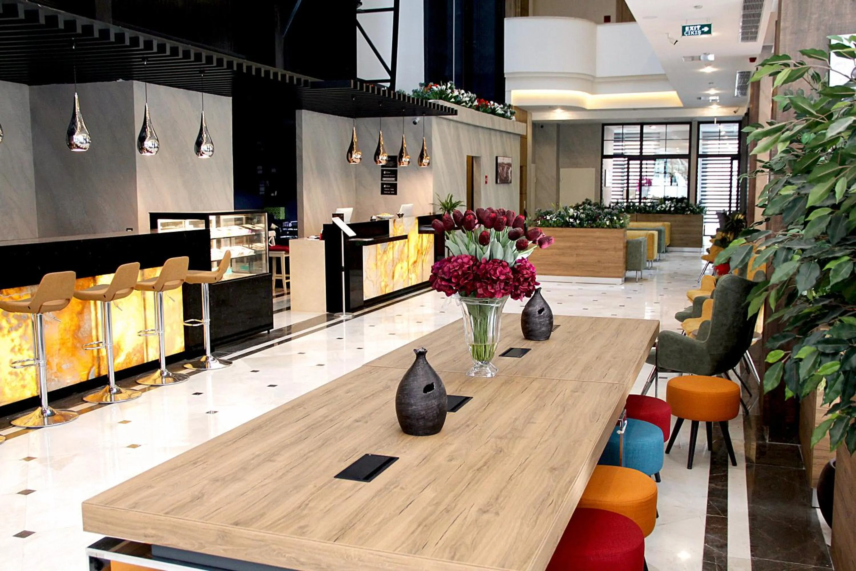 Patio in Ramada Encore By Wyndham Istanbul Basin Express