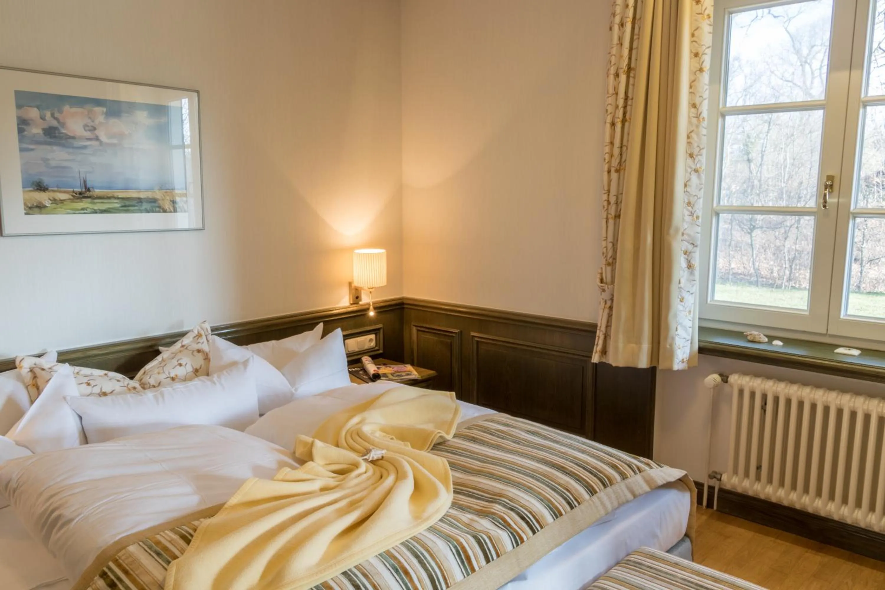 Bedroom, Bed in Romantik Hotel Fischerwiege