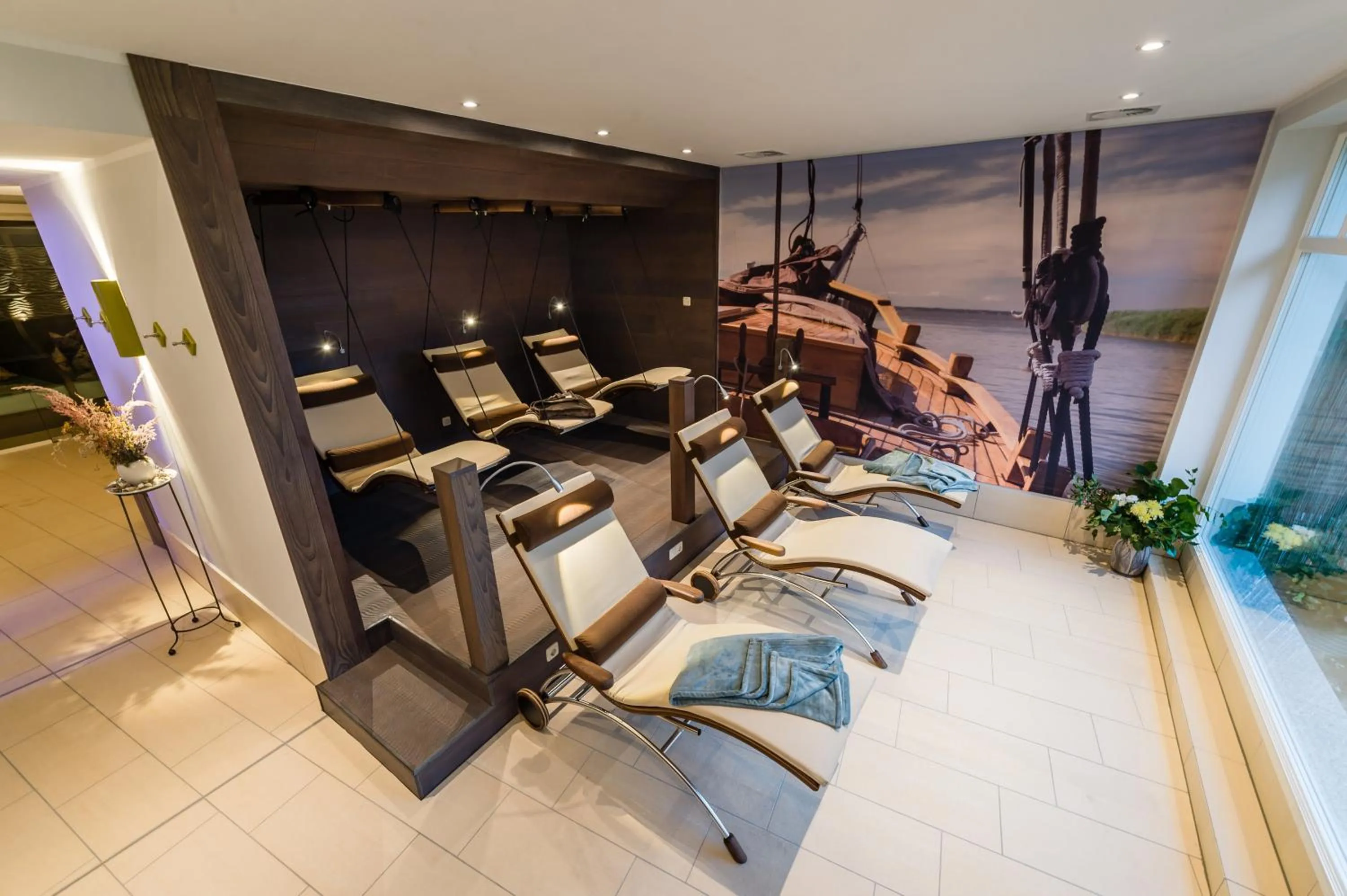 Sauna in Romantik Hotel Fischerwiege