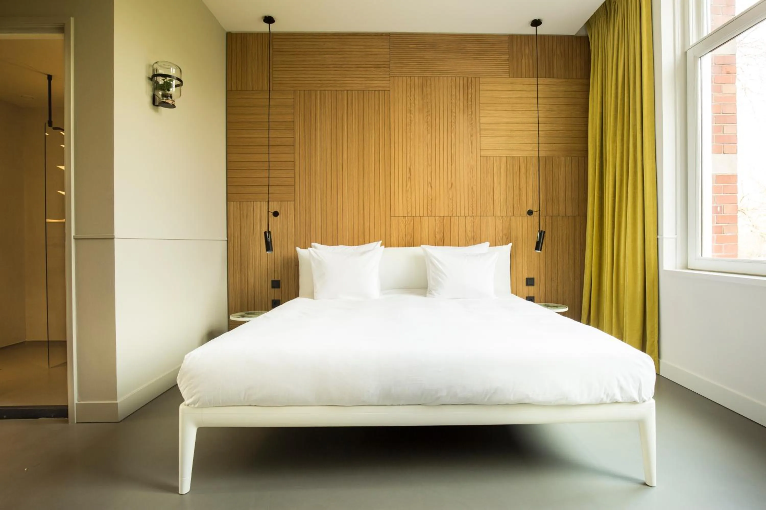 Bed in Conscious Hotel Westerpark
