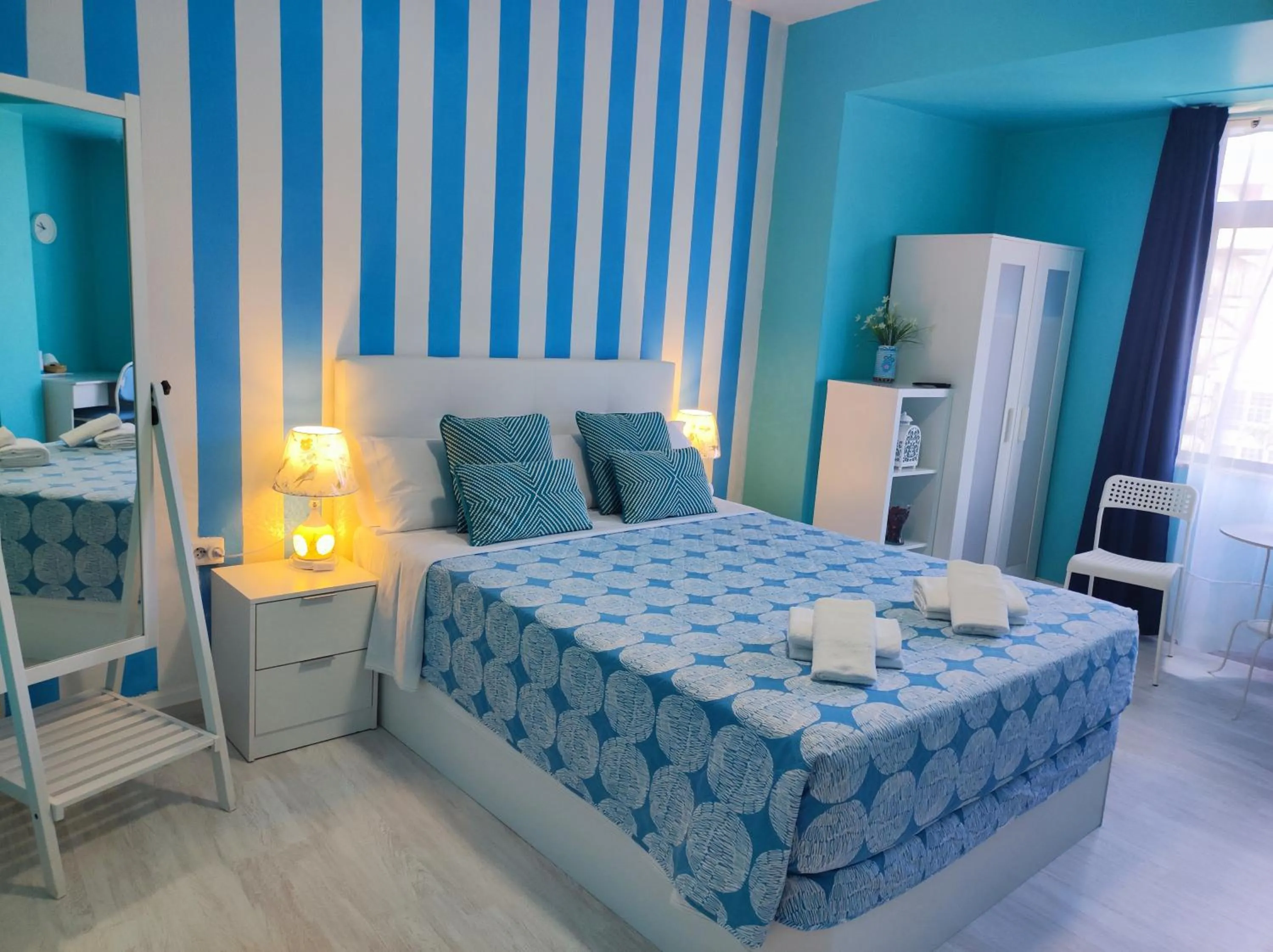 Bed in Pensión Mar Azul