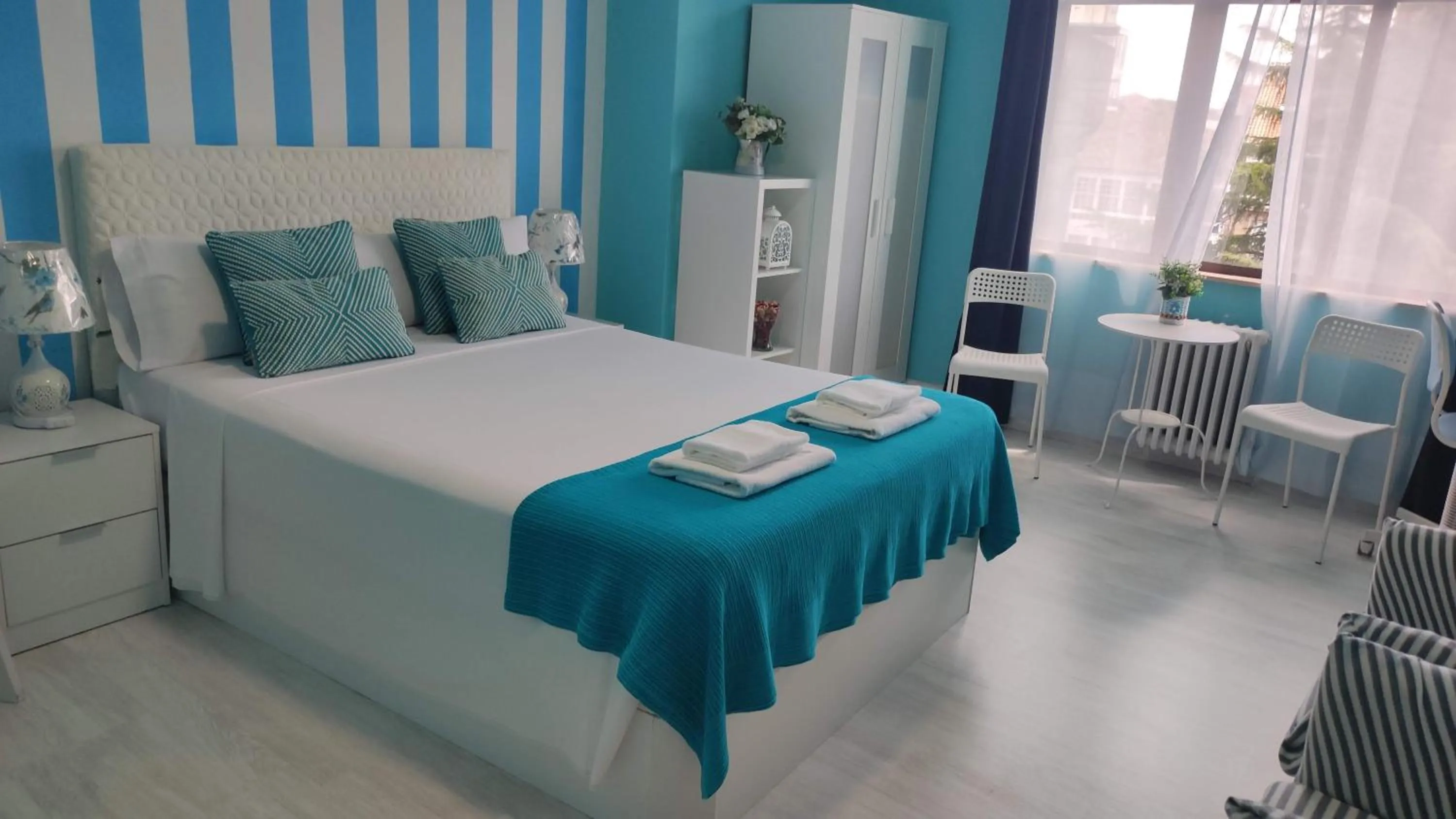 Bed in Pensión Mar Azul