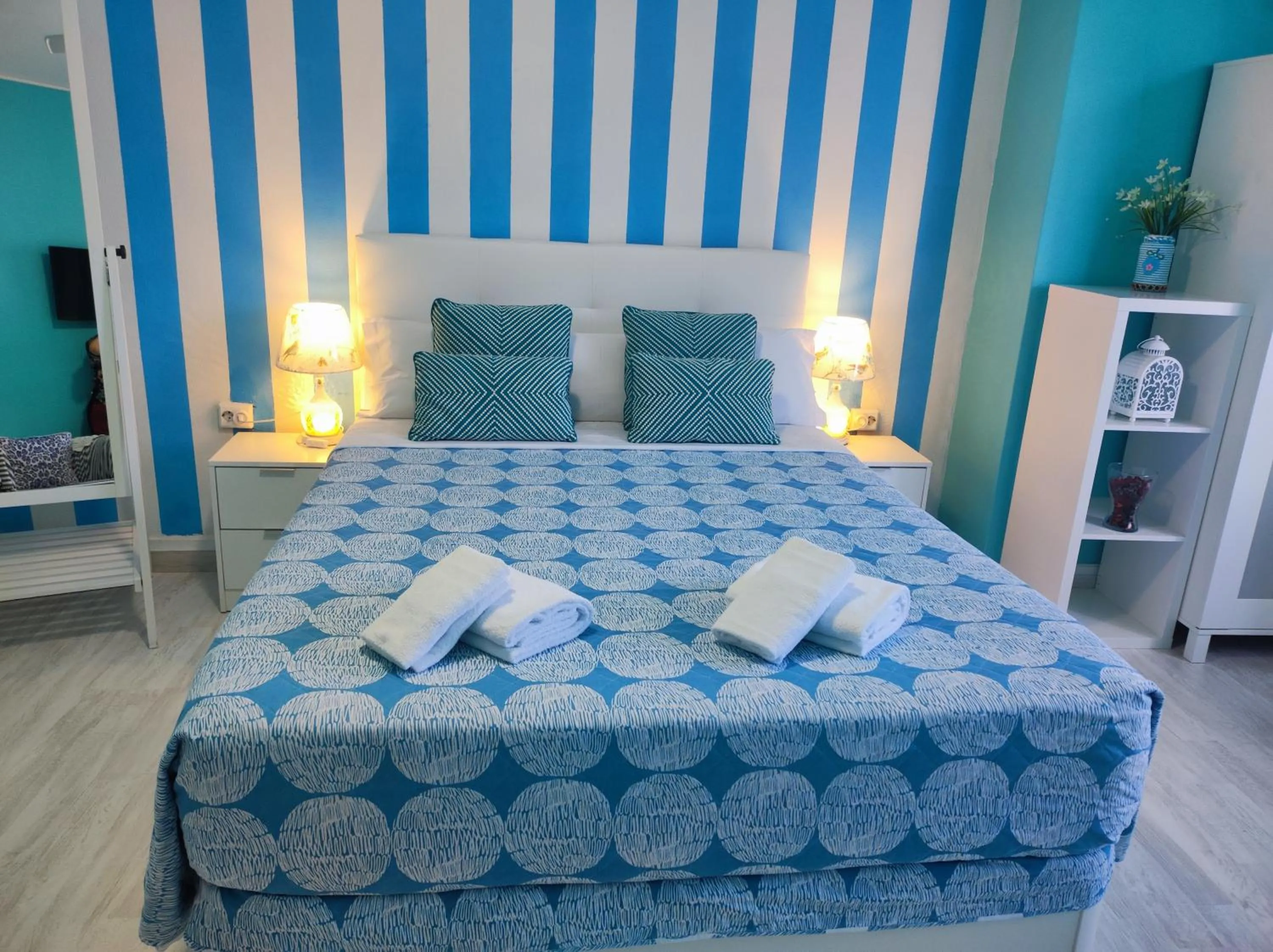Bed in Pensión Mar Azul