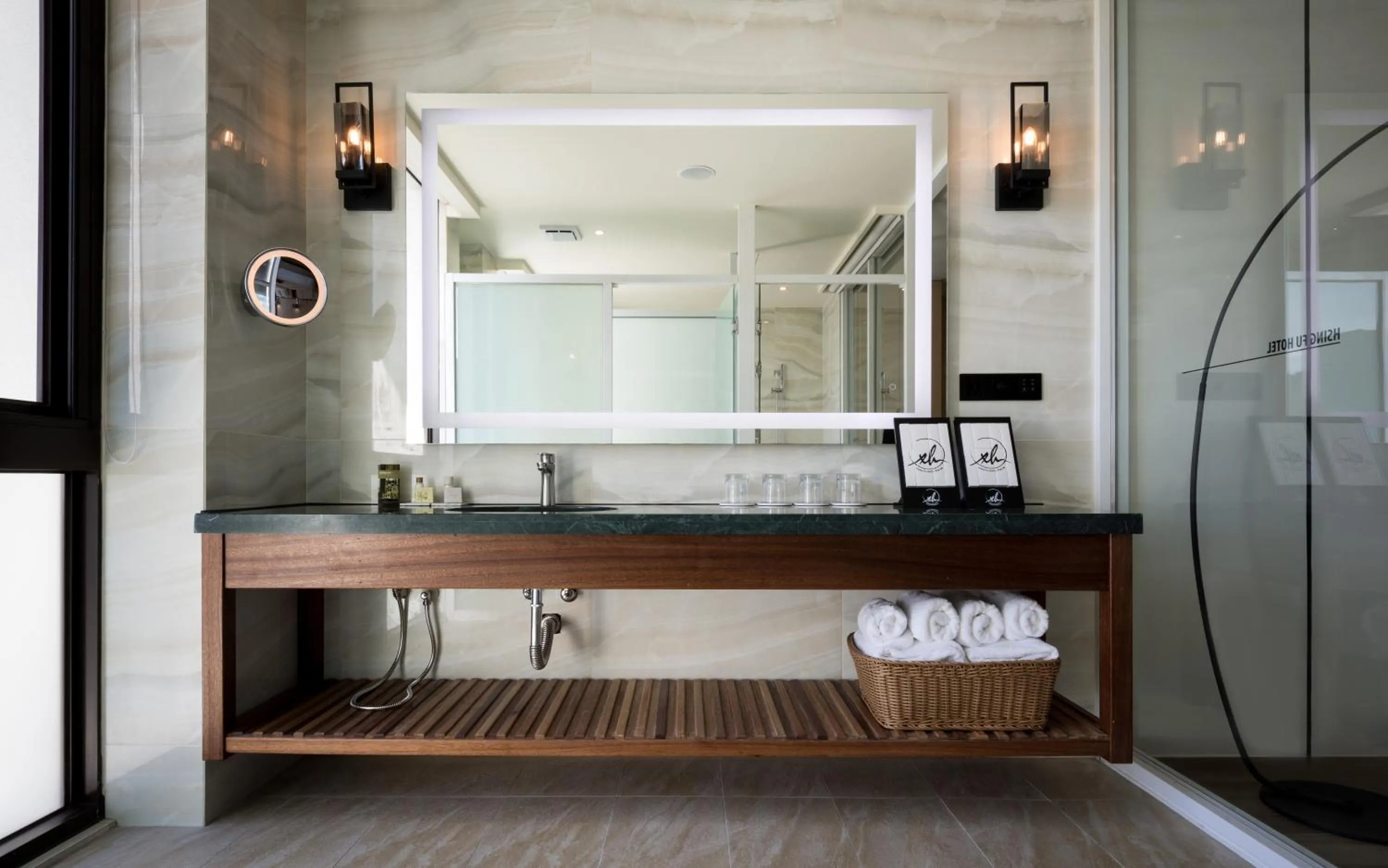 Bathroom in Hsing Fu Hot Spring Hotel