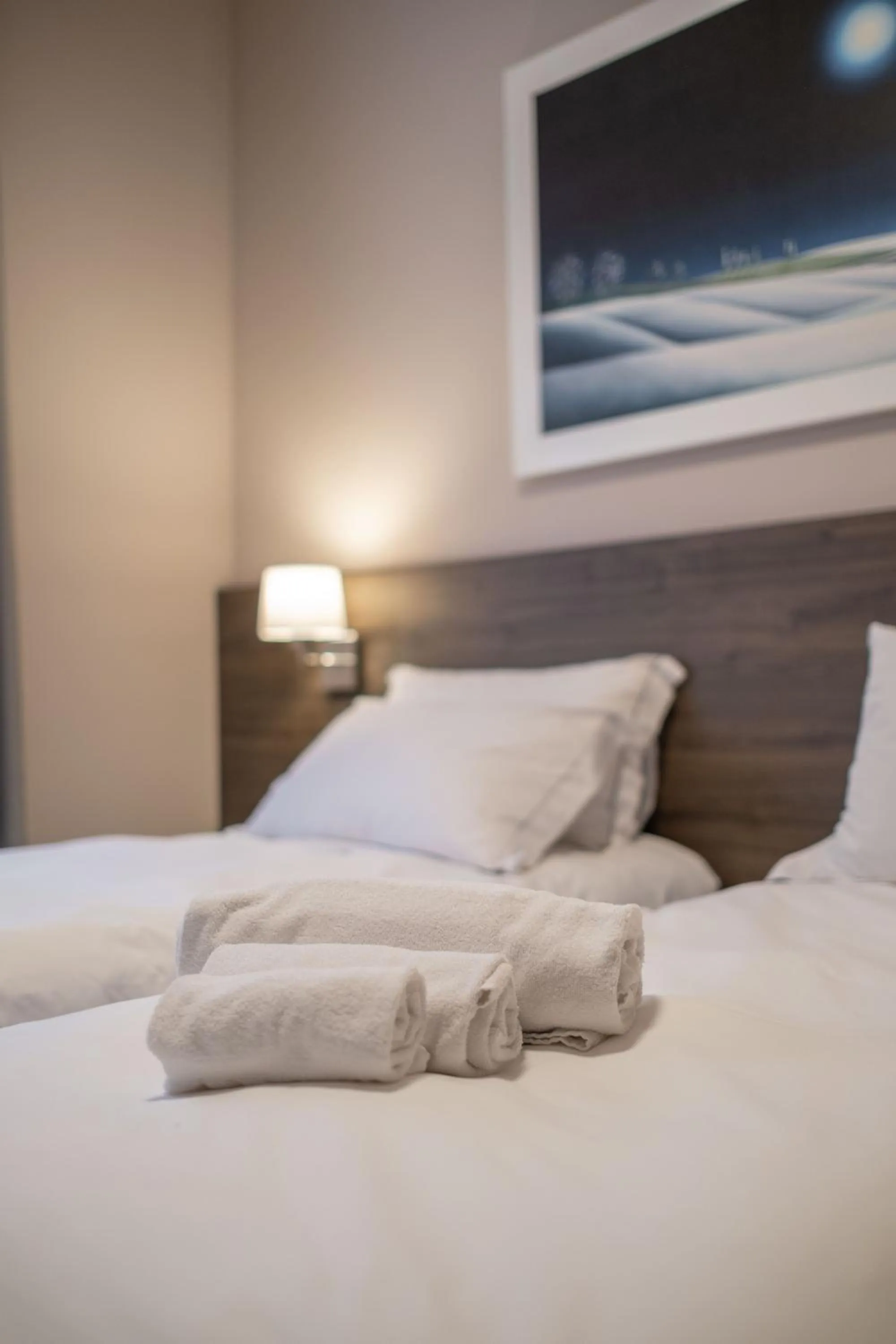 Shower, Bed in Hotel Guerro