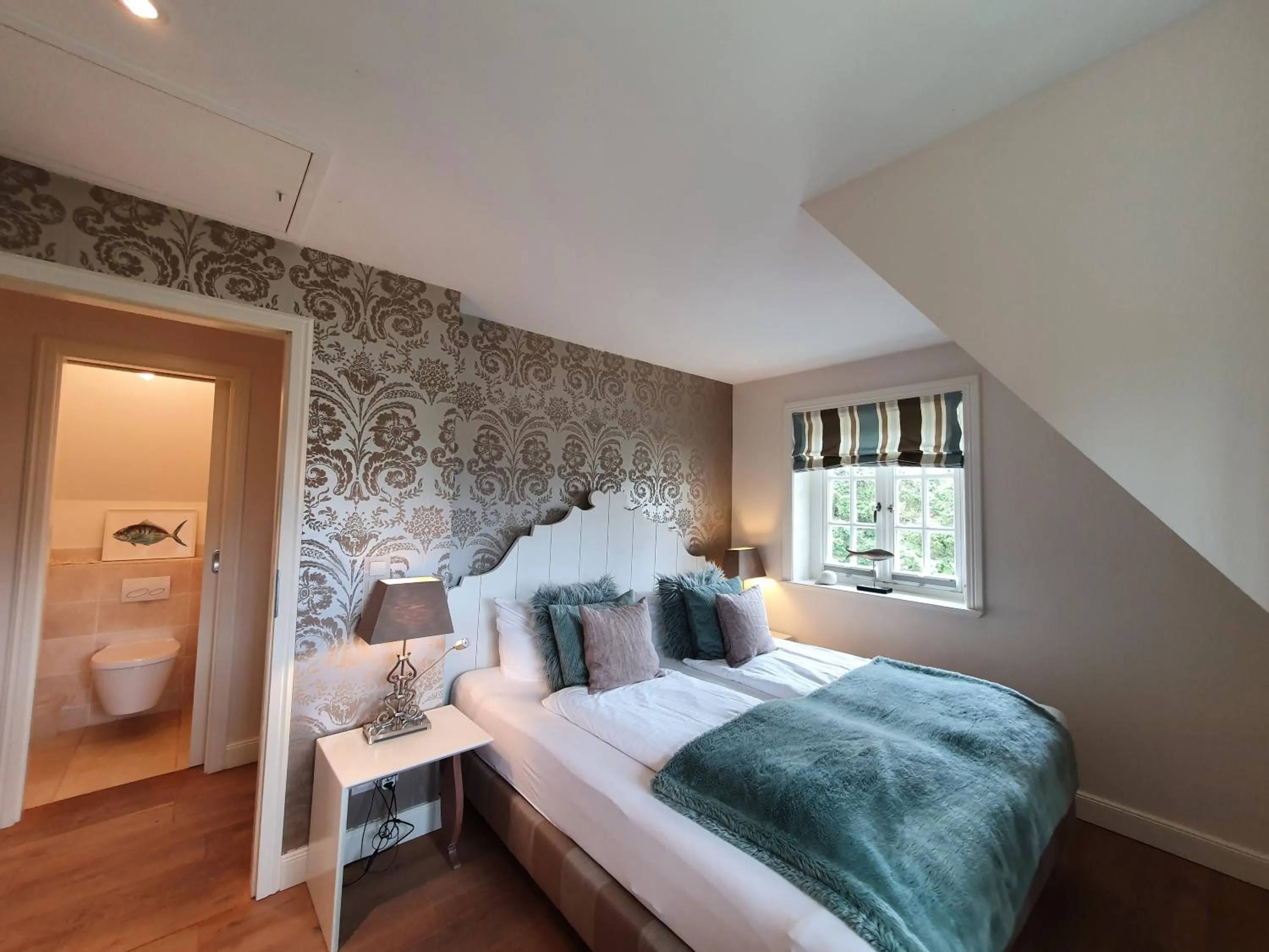 Bedroom, Bed in Hotel Duene