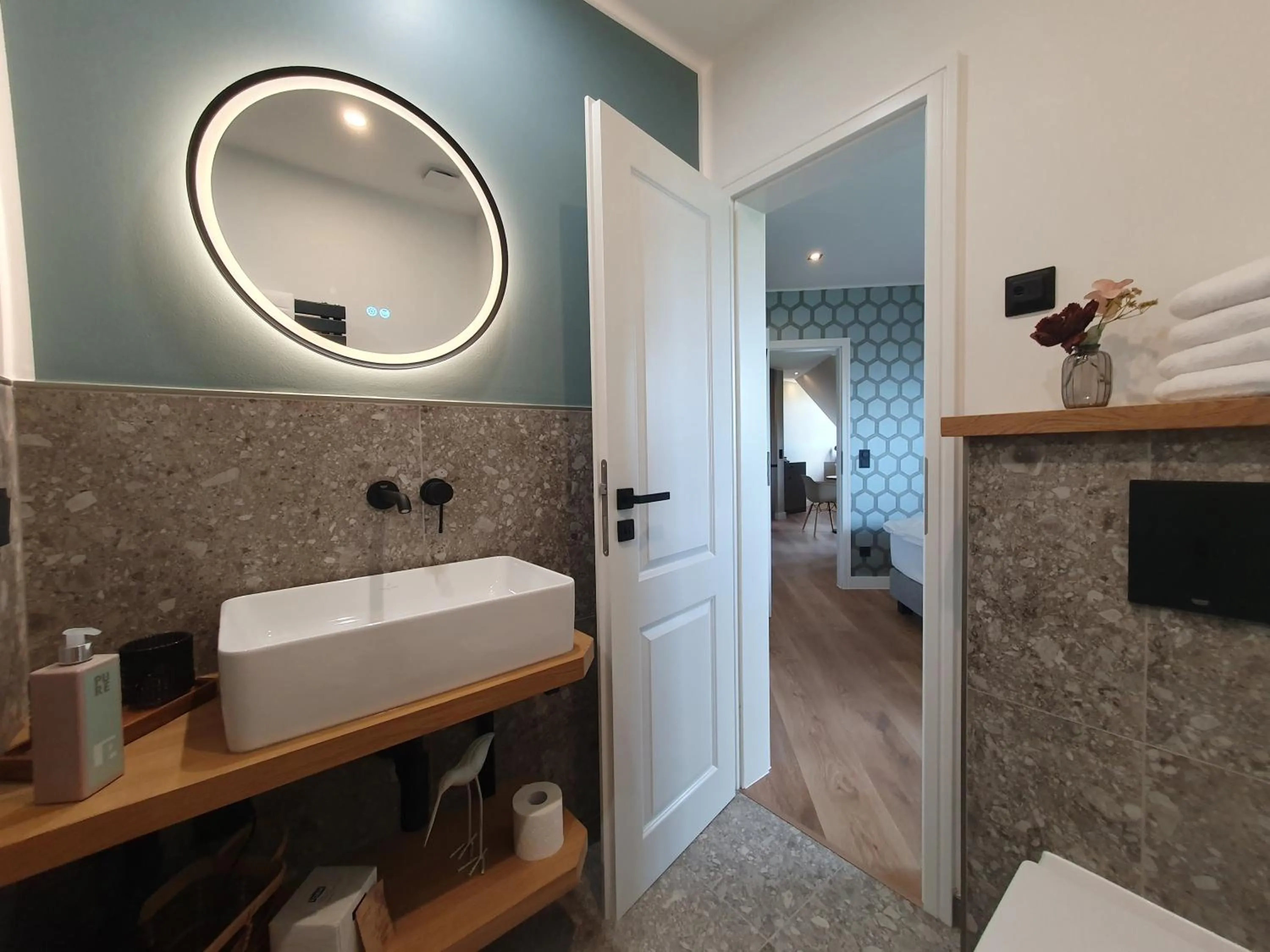 Bathroom in Hotel Duene