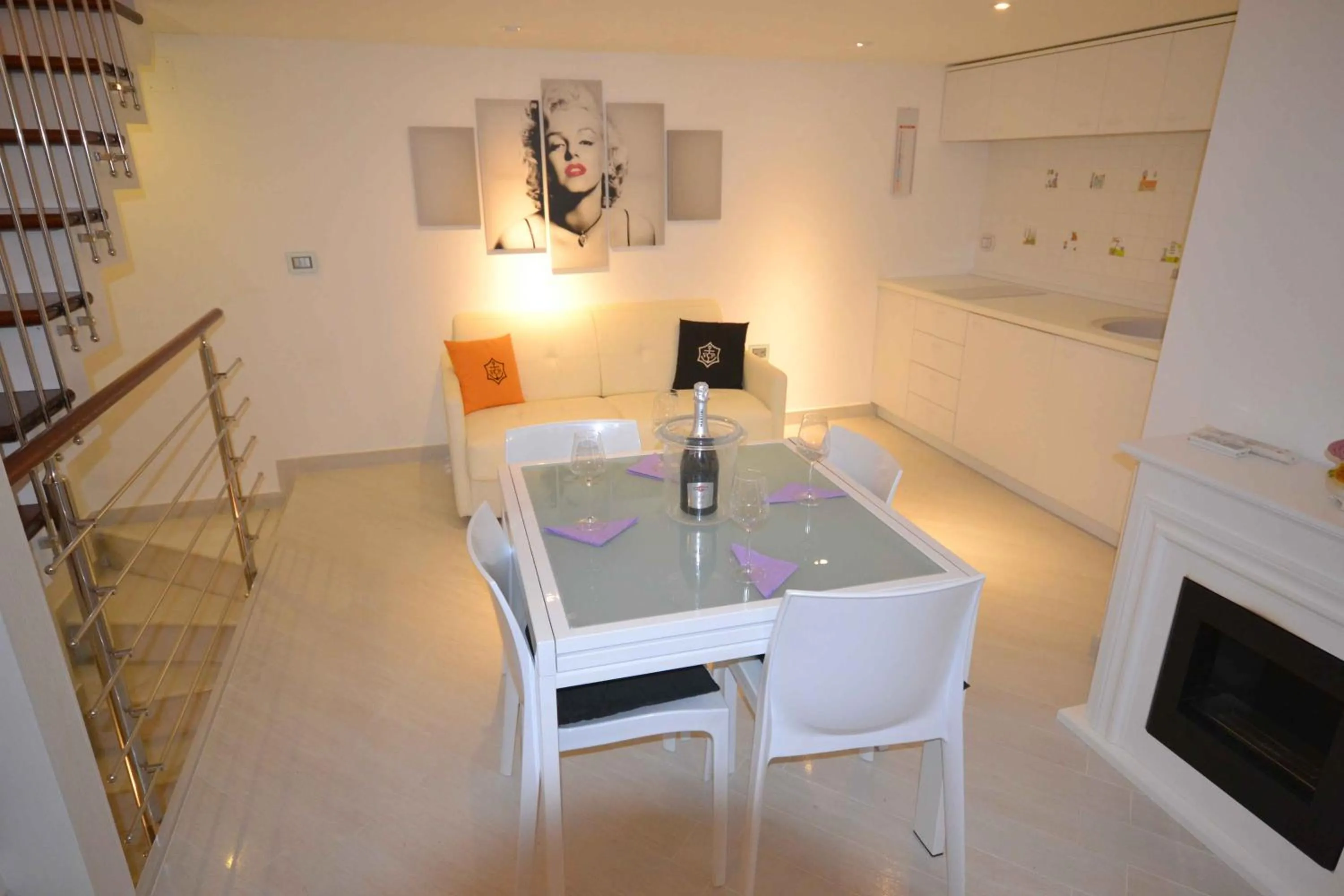 Dining area in Golden Bay