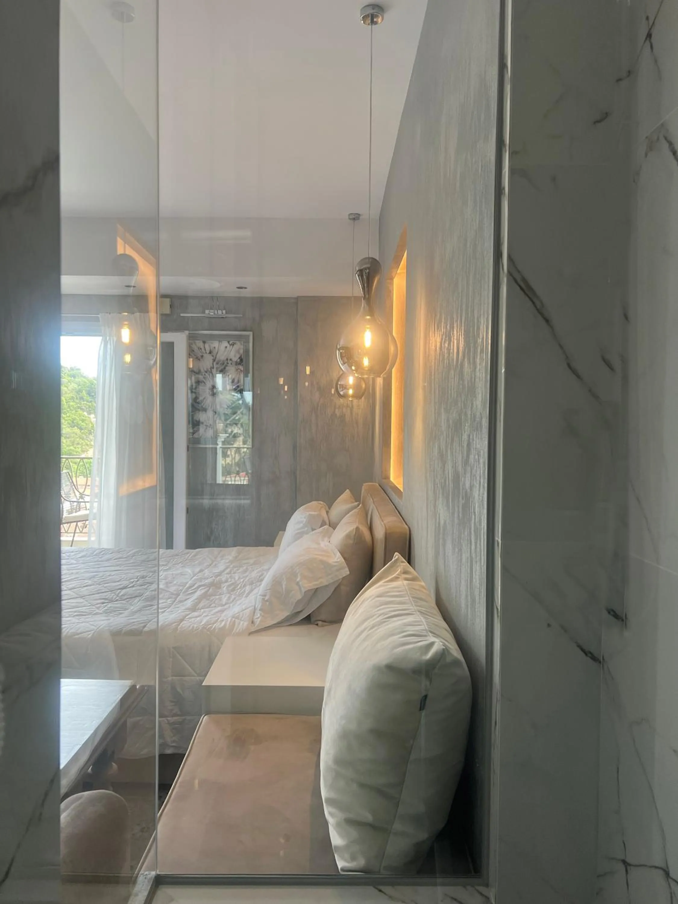 Photo of the whole room, Bed in Irida Parga