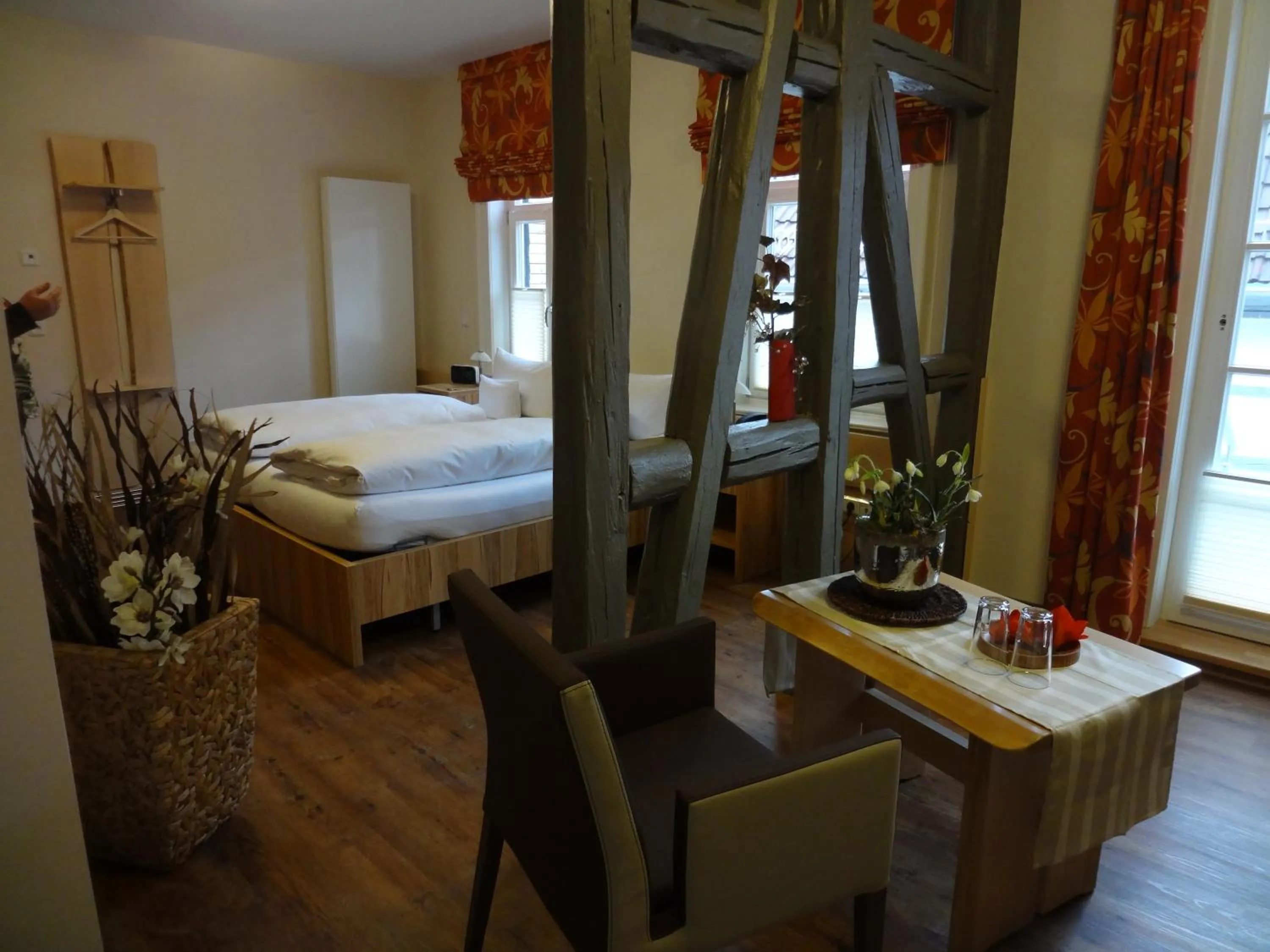 Photo of the whole room, Bed in GDA Hotel Schwiecheldthaus