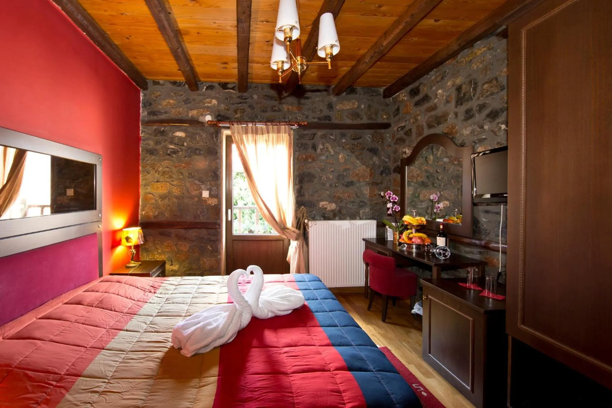 Bedroom, Bed in Chalet Lithos