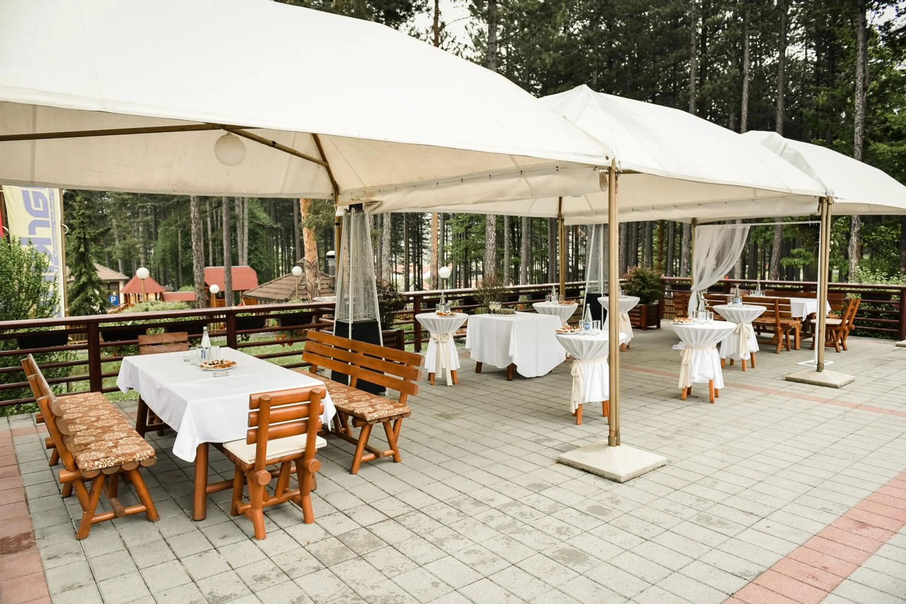 Patio in Hotel Zlatiborska Noc