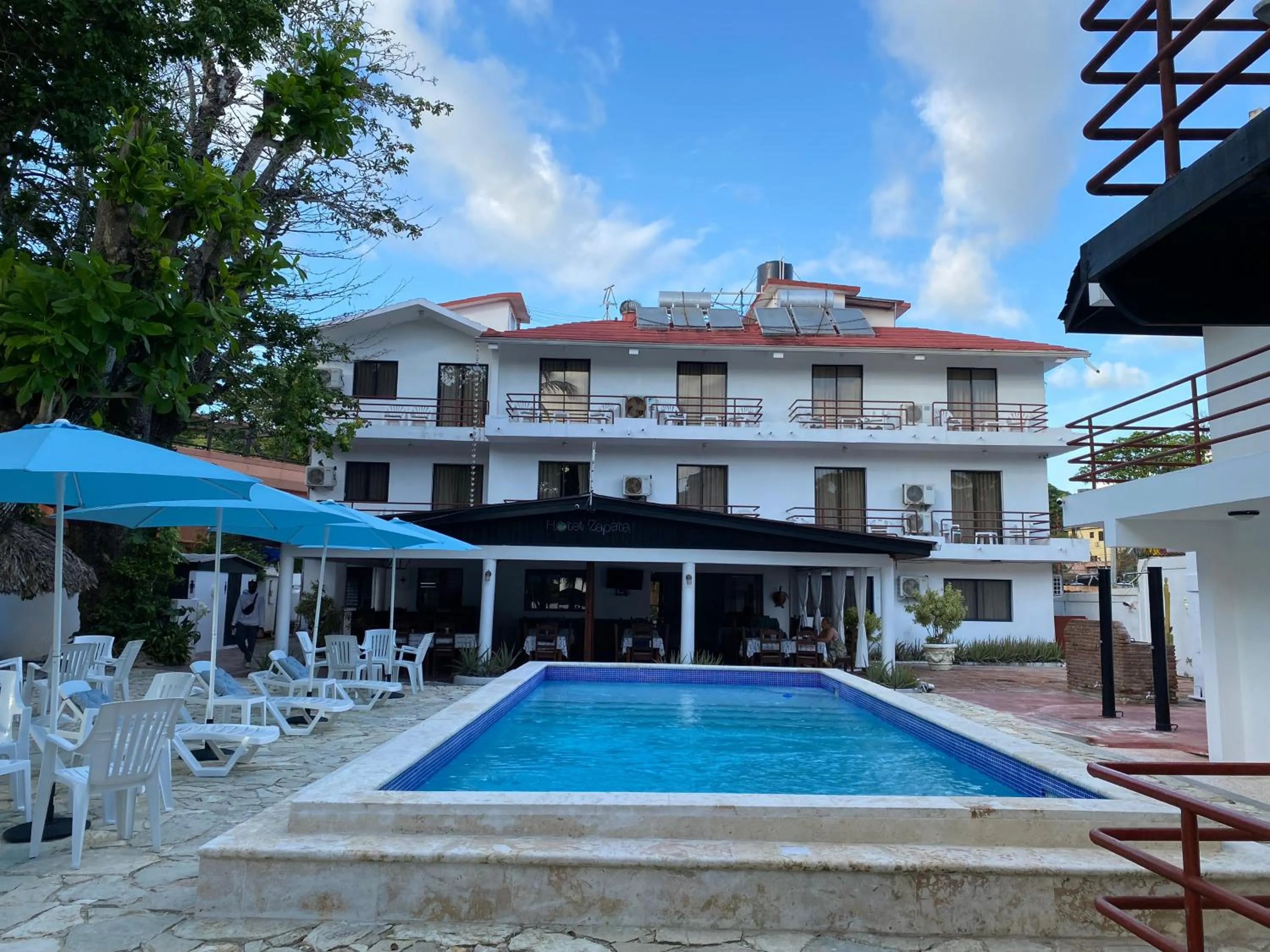 Swimming pool in Hotel Zapata