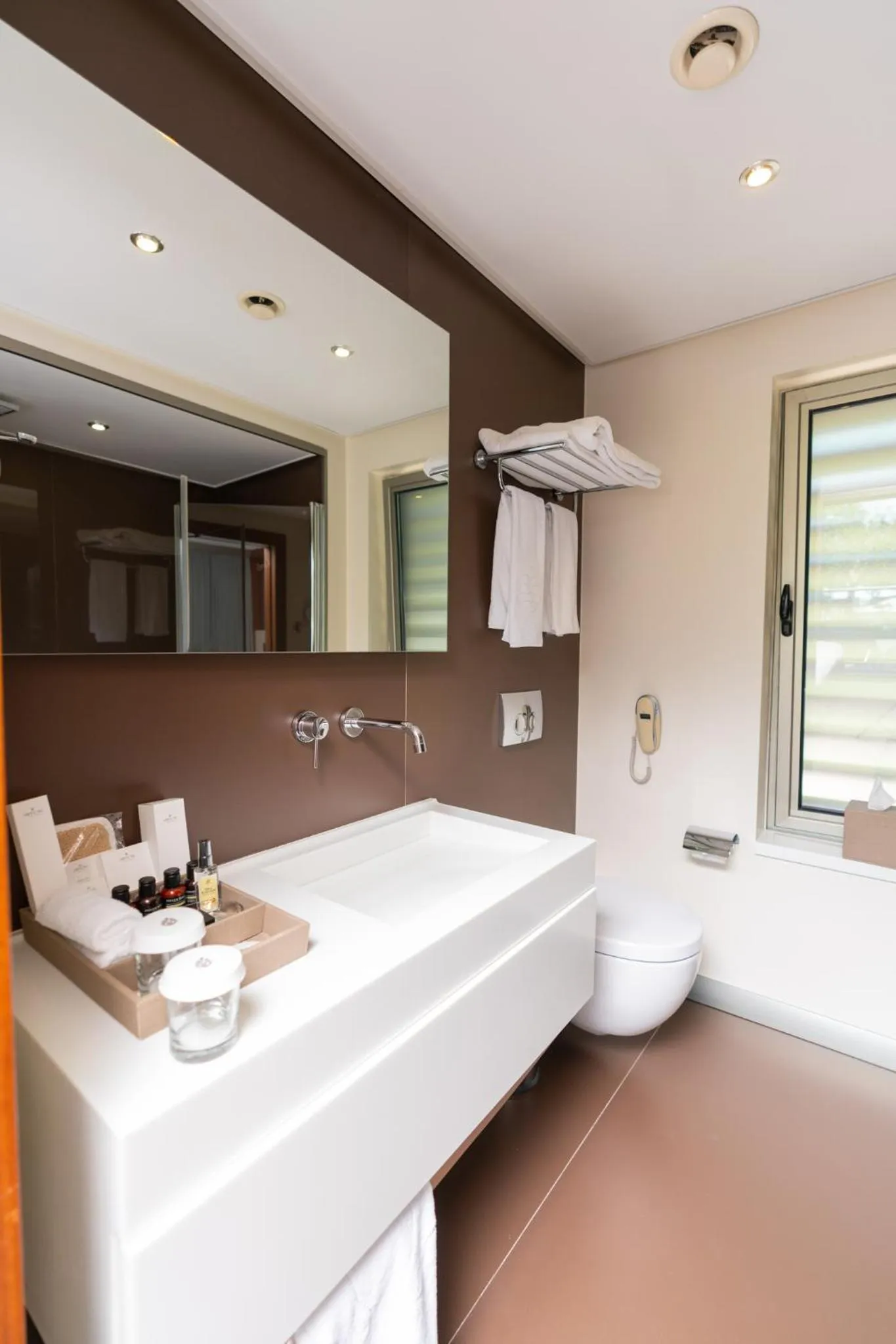 Toilet in Ortunc Hotel - Cunda Island (Adult Only)