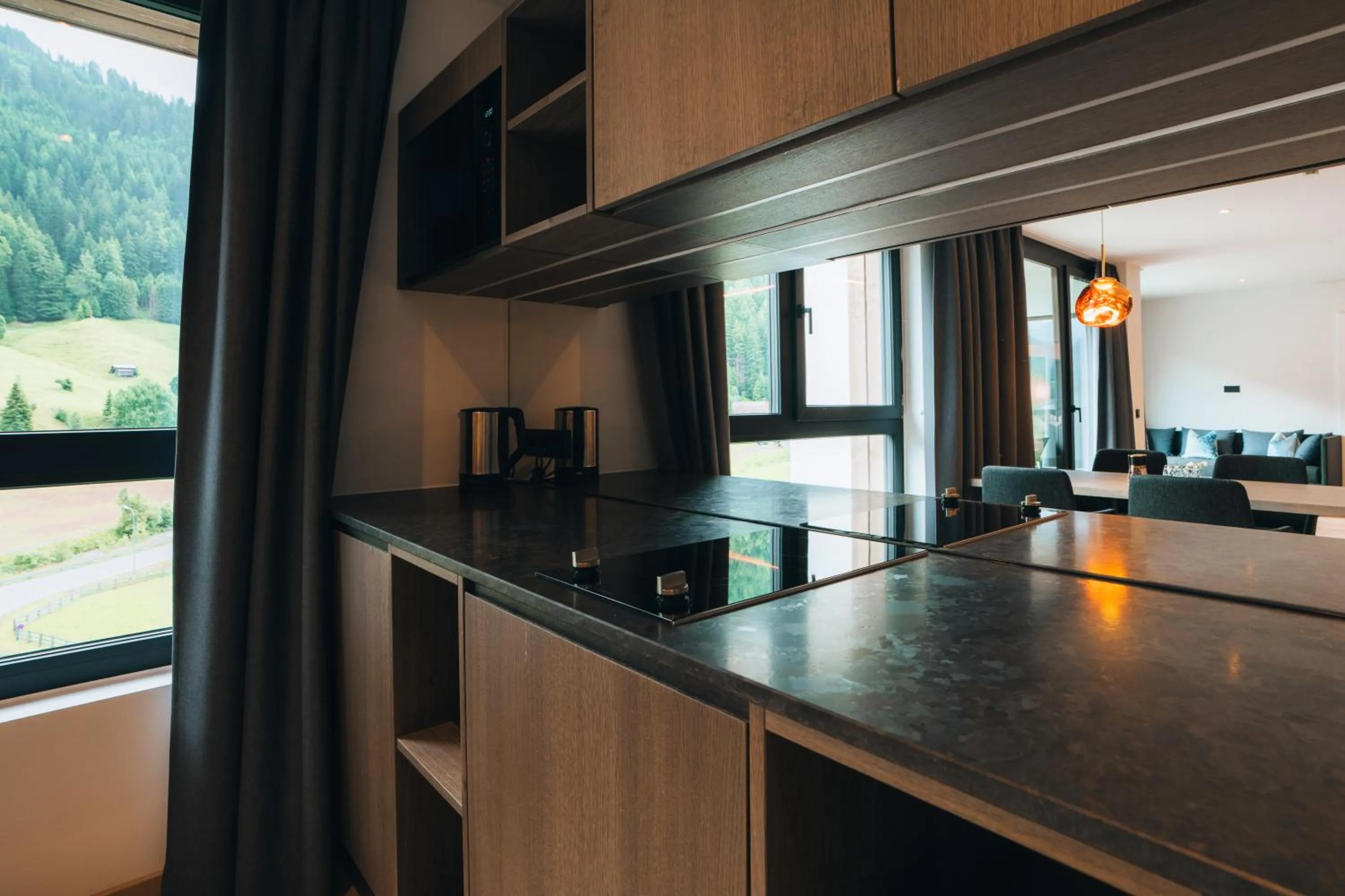 Kitchen or kitchenette in Hotel Nassereinerhof