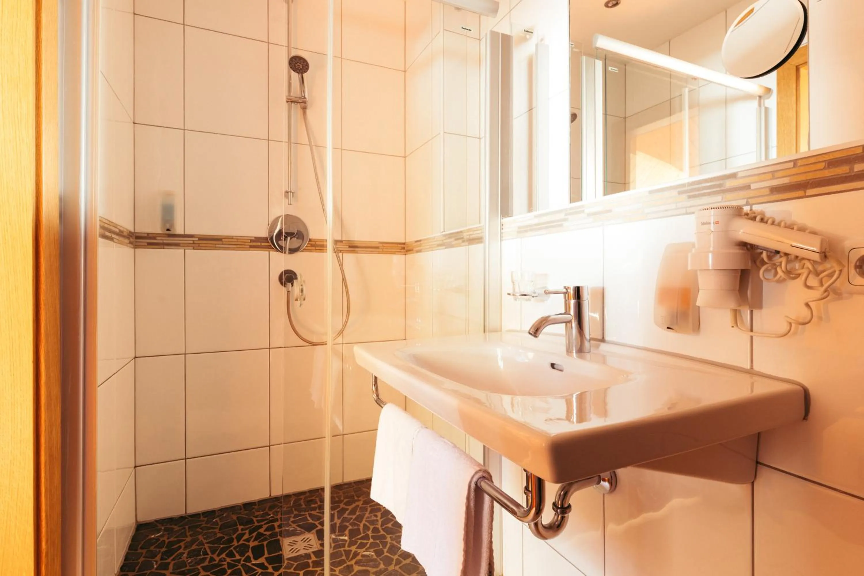 Bathroom in Hotel Nassereinerhof