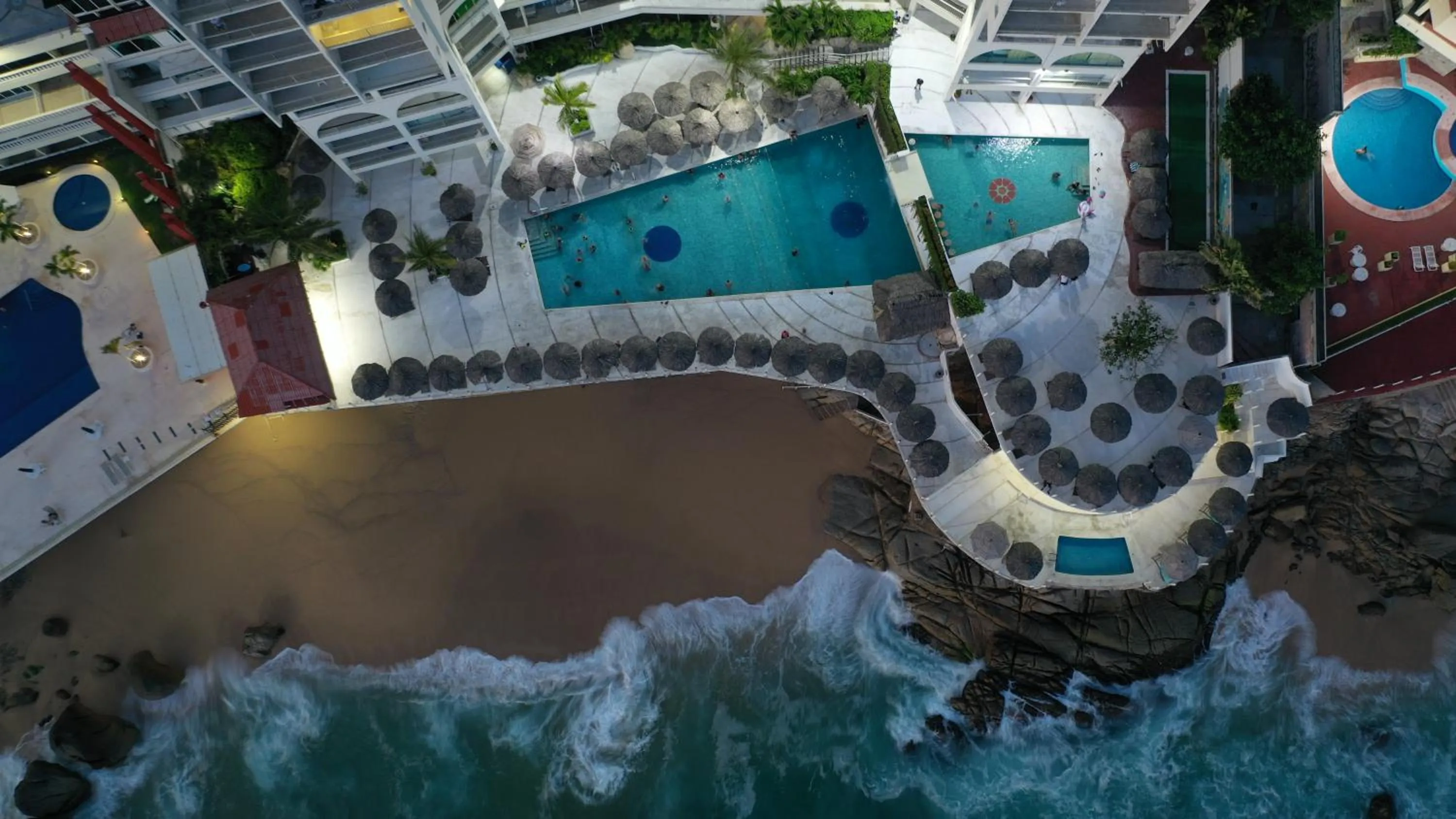 Bird's eye view in Hotel Las Torres Gemelas Acapulco