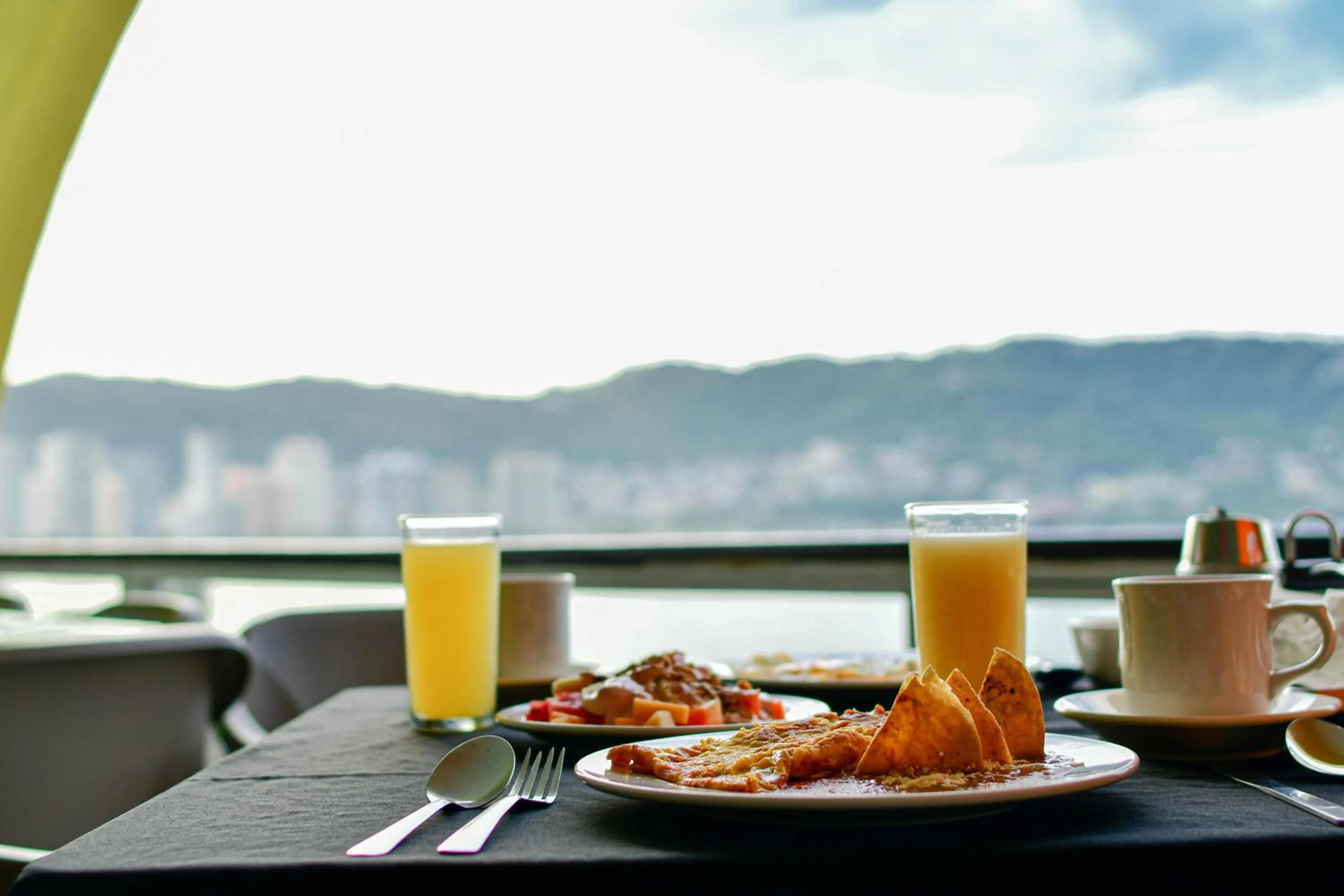 Buffet breakfast in Hotel Las Torres Gemelas Acapulco