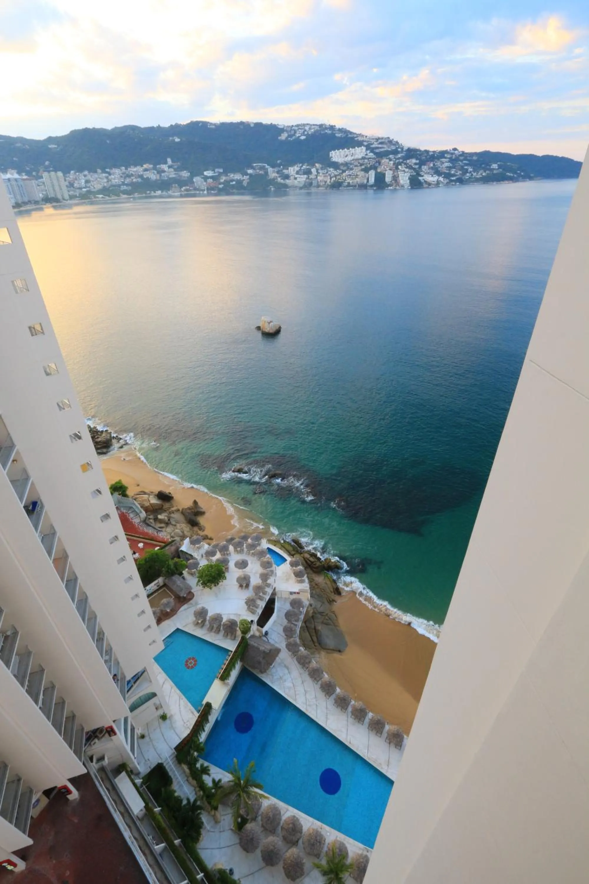 Sea view in Hotel Las Torres Gemelas Acapulco