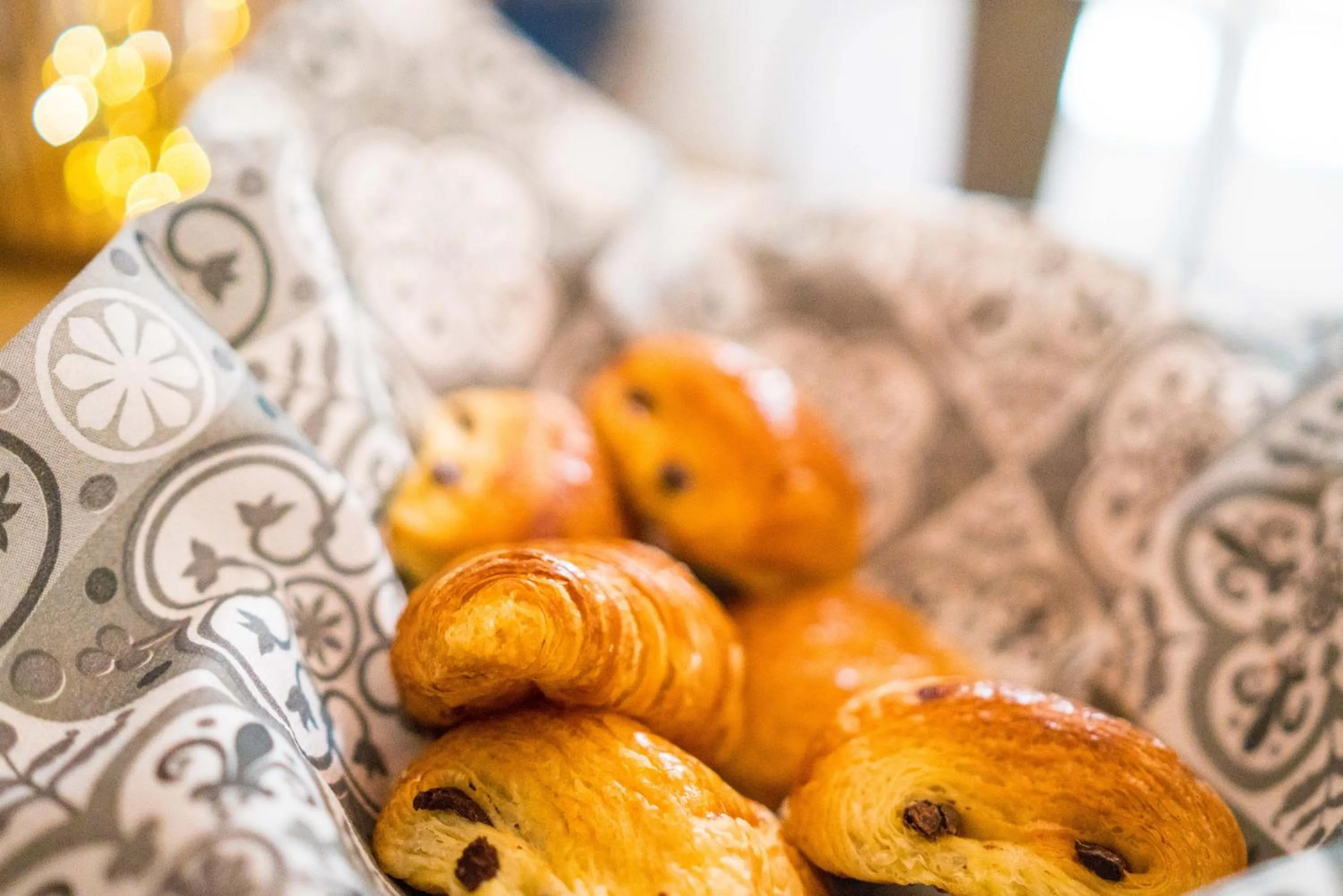 Continental breakfast in Domaine de Saint Clair