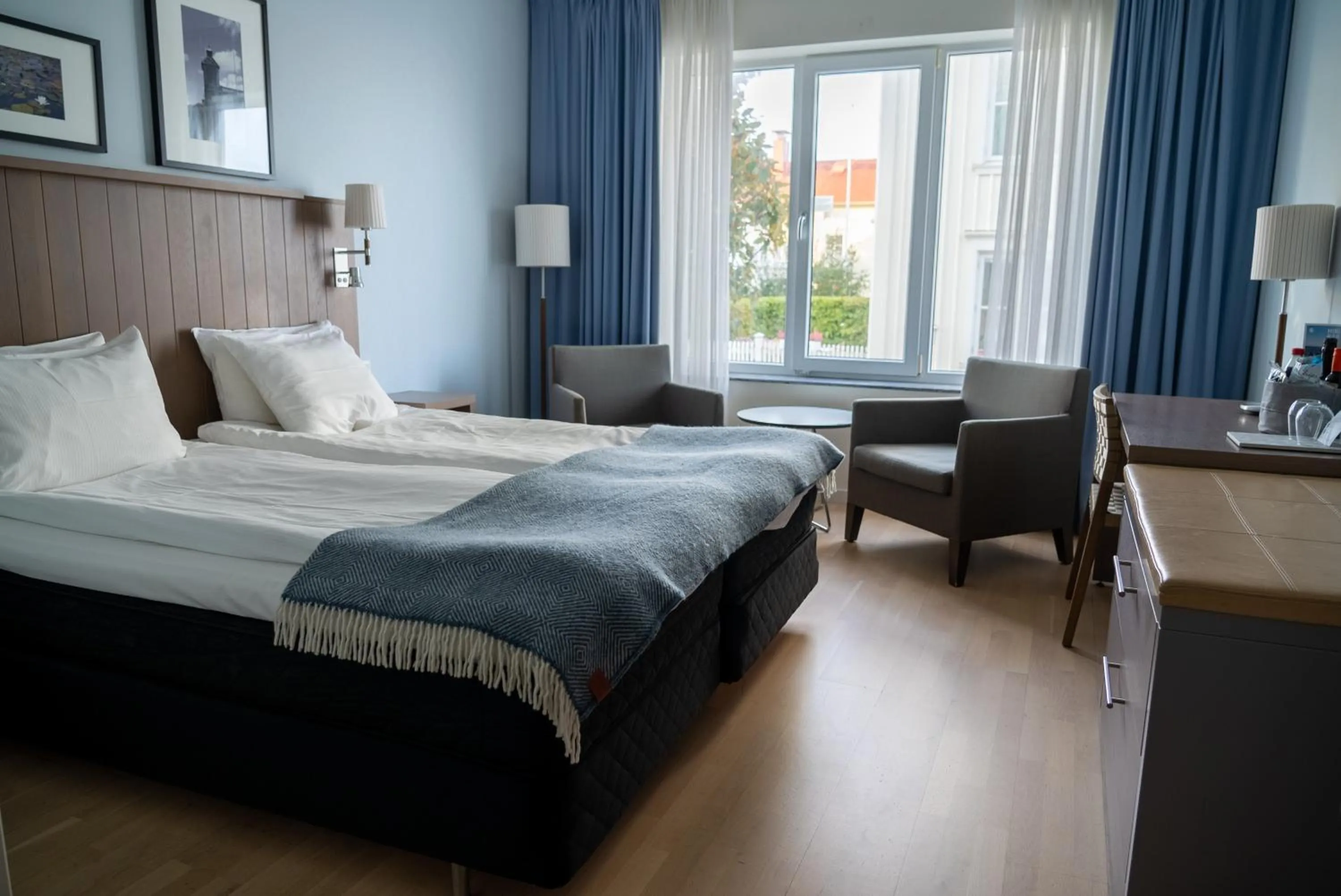 Living room, Bed in Marstrands Havshotell