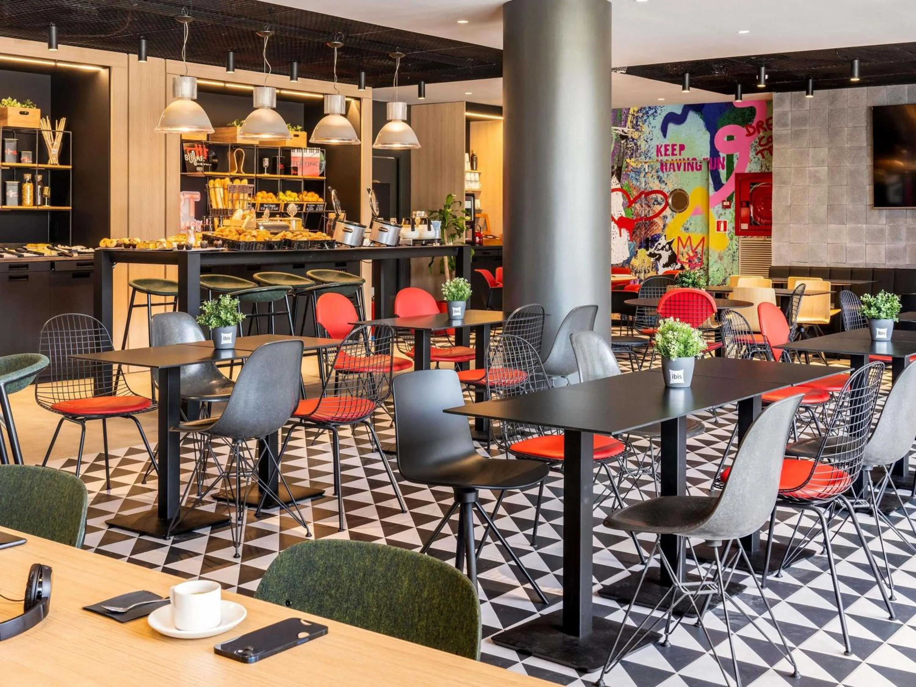 Breakfast in Ibis Barcelona Aeropuerto Viladecans