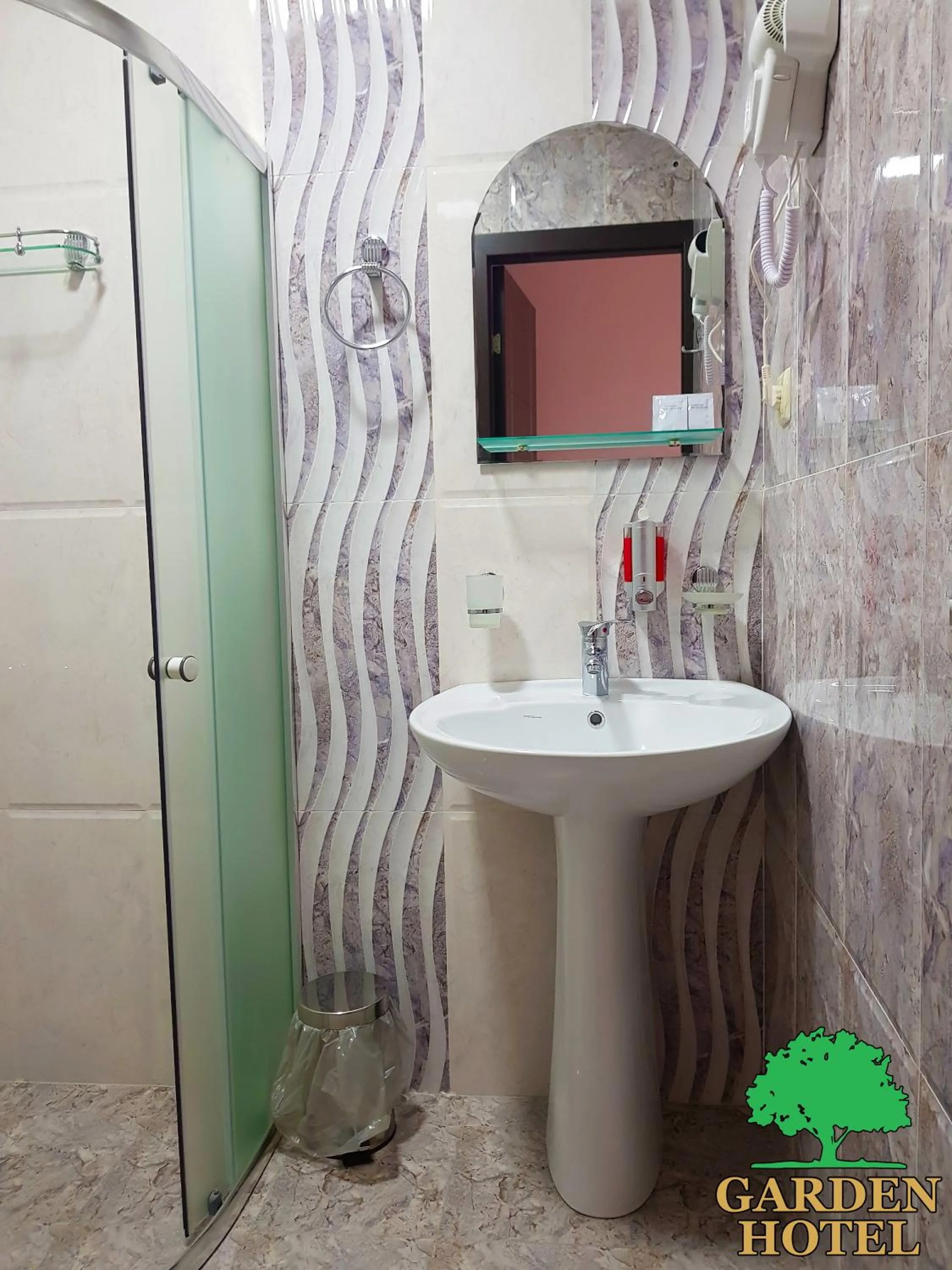 Bathroom in Garden Hotel