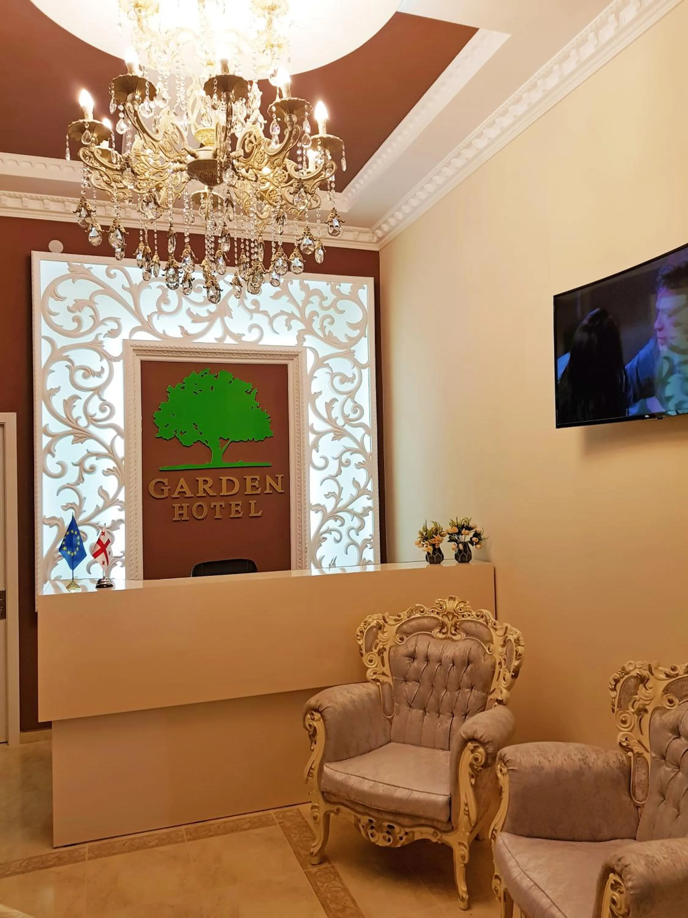 Lobby or reception in Garden Hotel