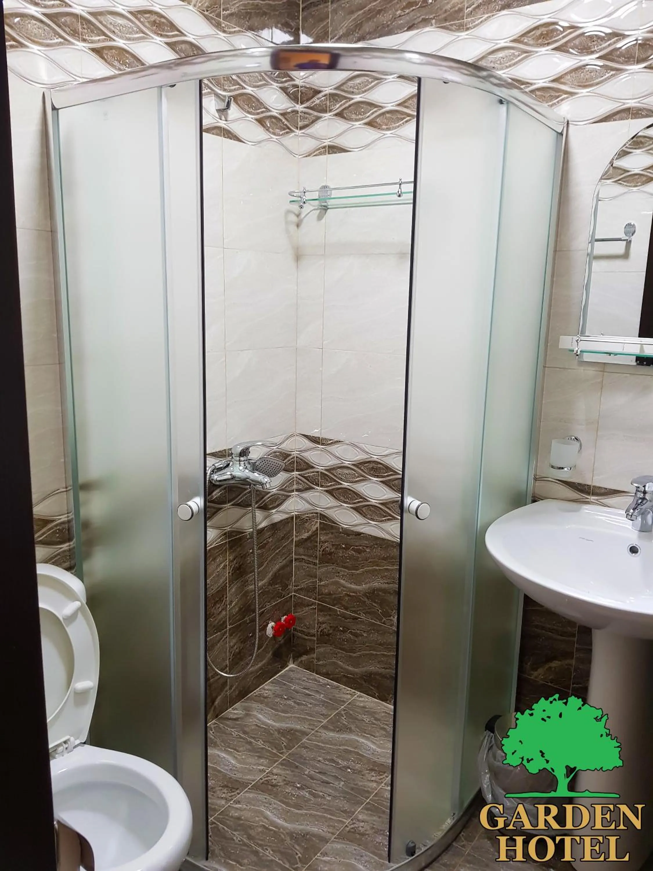 Bathroom in Garden Hotel