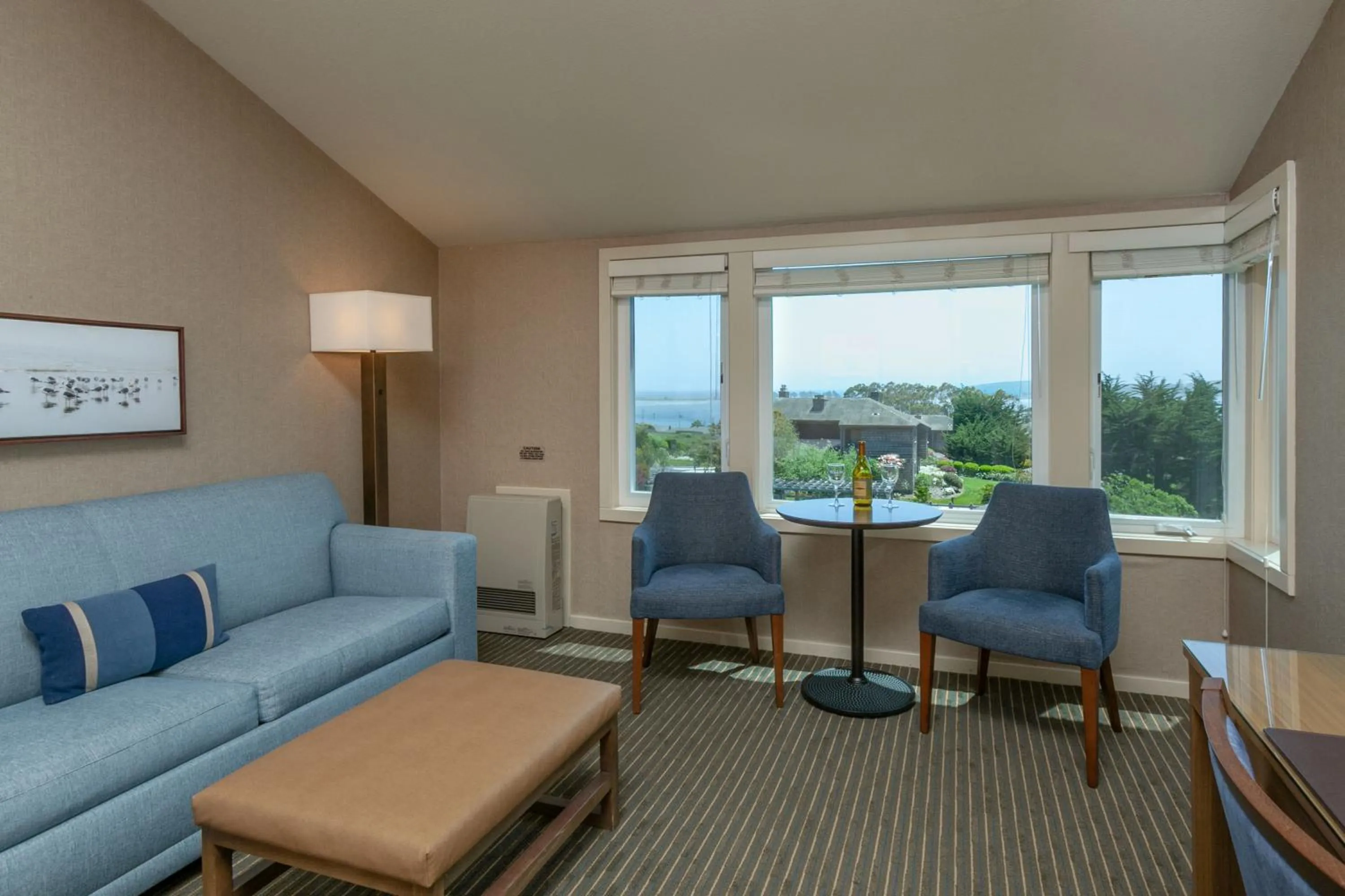 Seating area in The Inn at the Tides