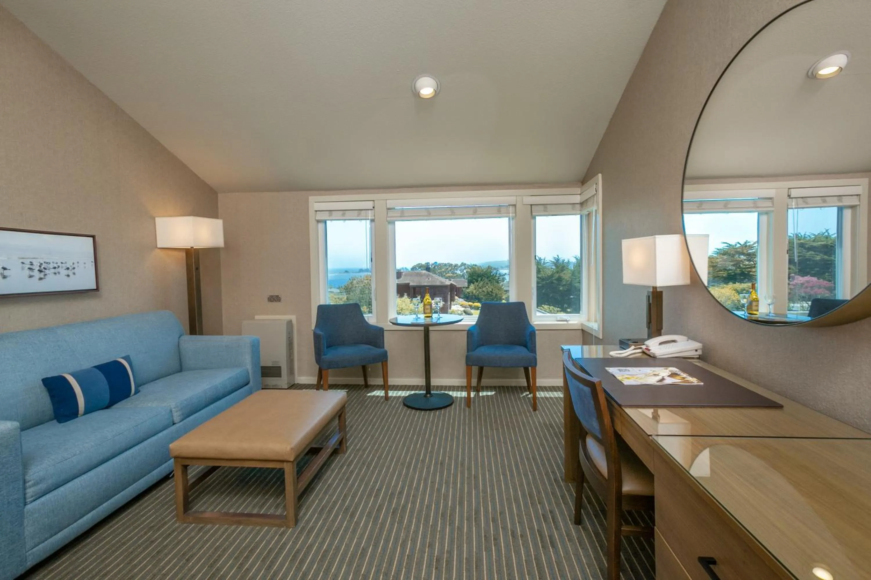 Seating area in The Inn at the Tides