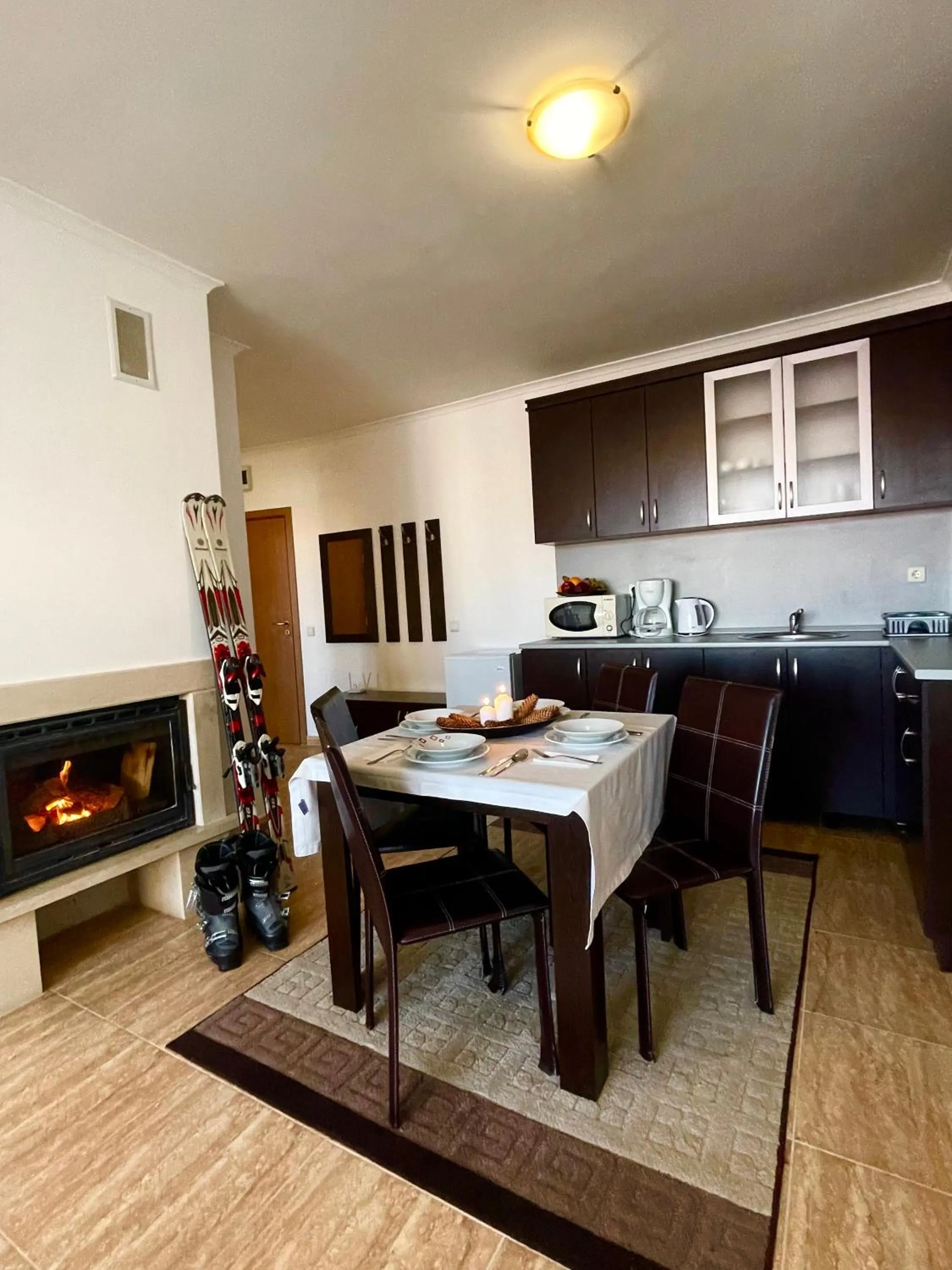 Kitchen or kitchenette in Grand Monastery Private Apartments