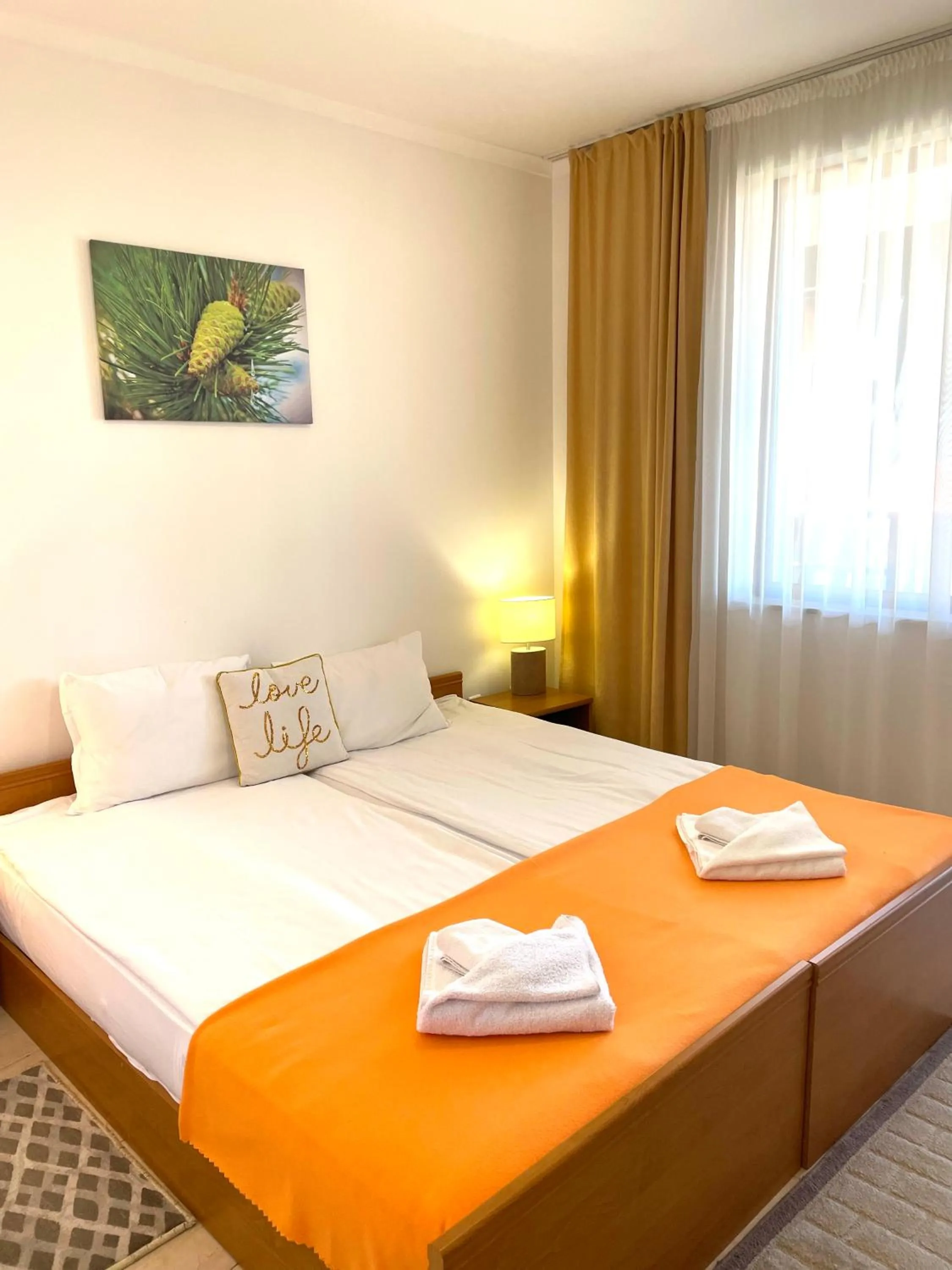 Bed in Grand Monastery Private Apartments