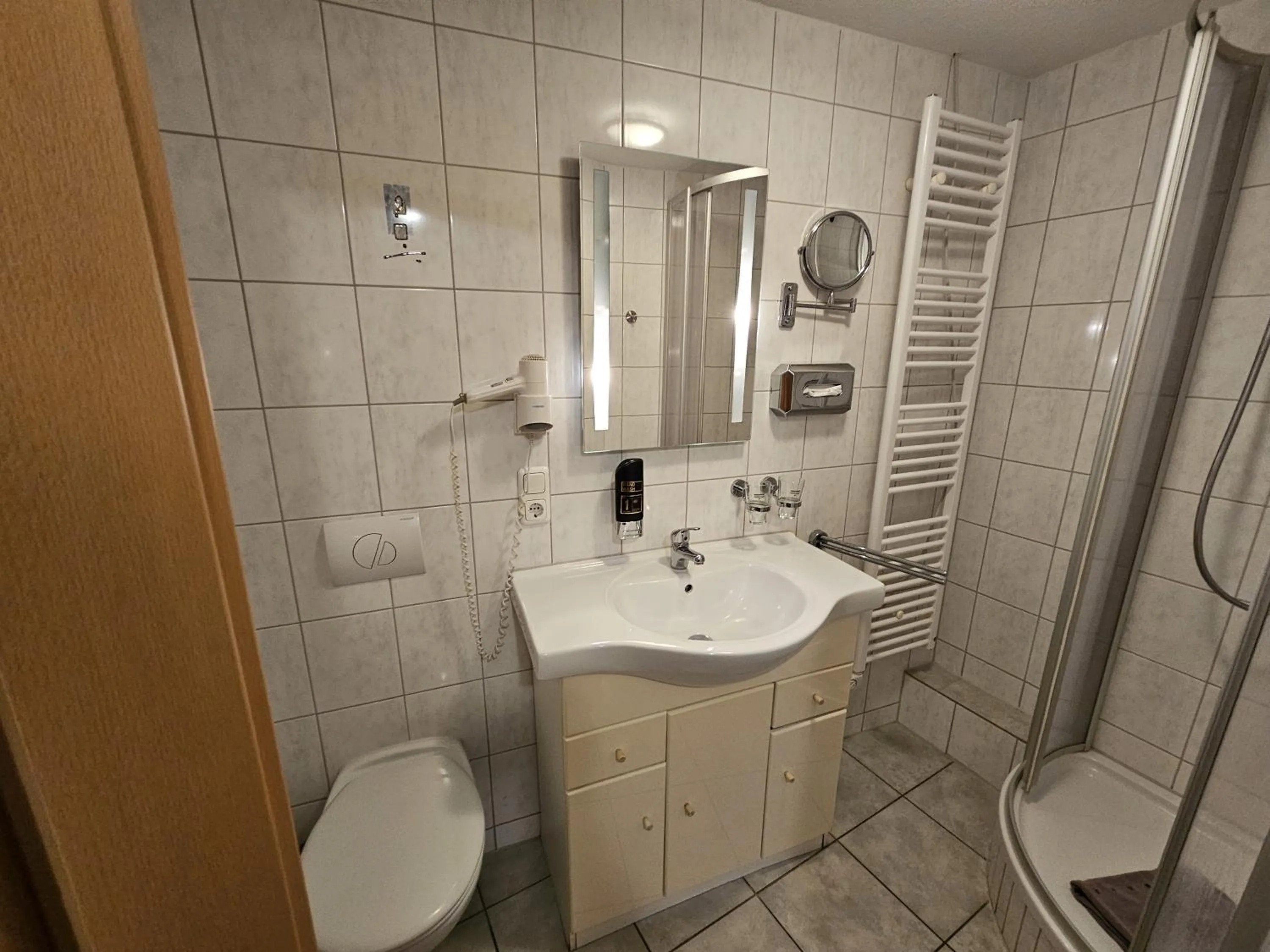 Bathroom in Hotel Pension Am Hafen