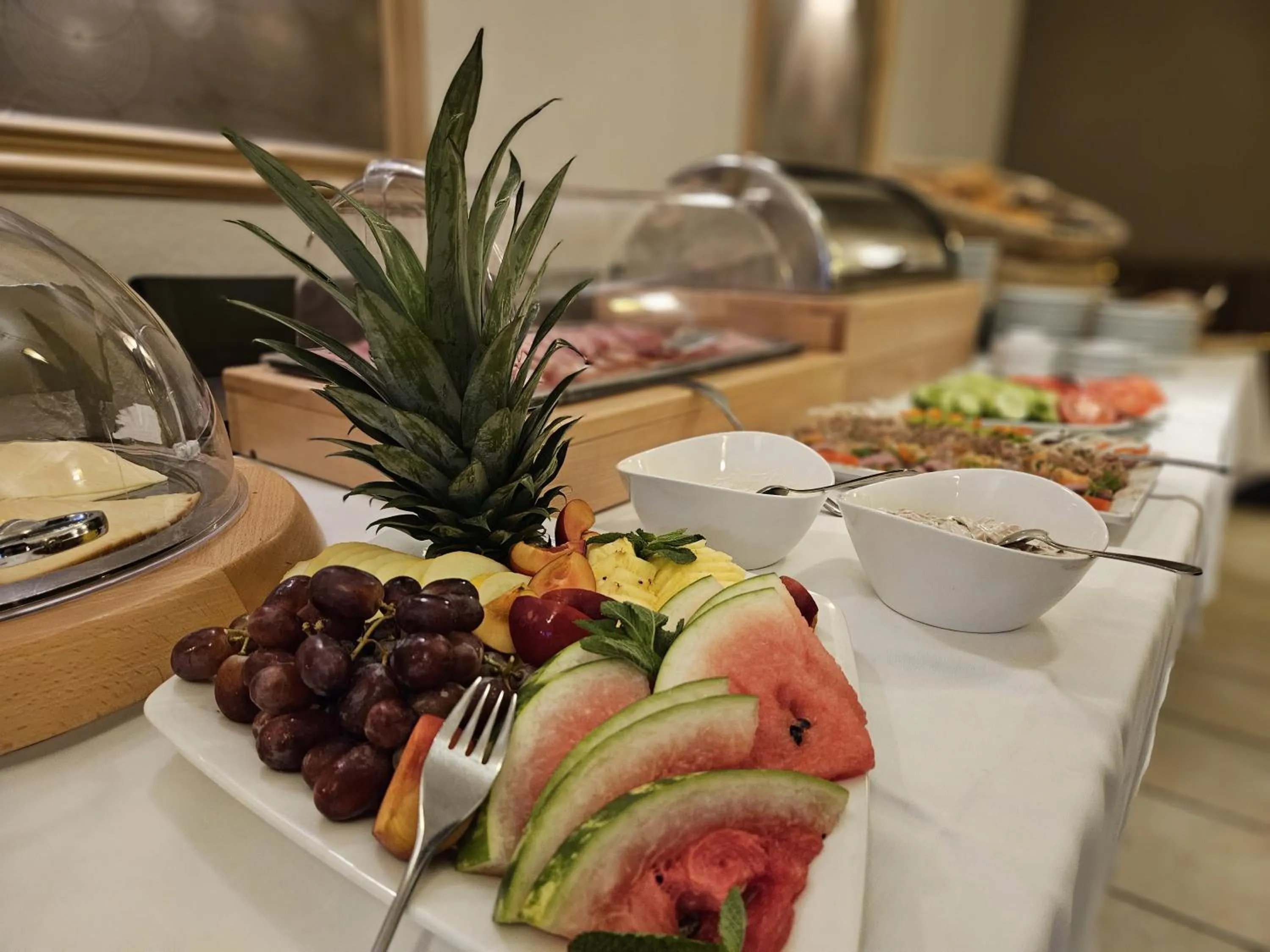 Breakfast in Hotel Pension Am Hafen